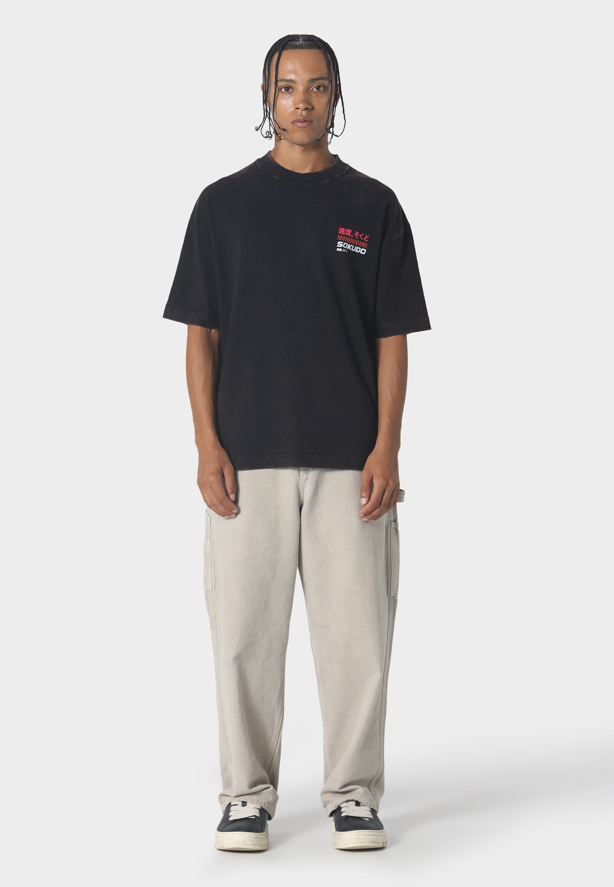 Kousoku T-Shirt Washed Black