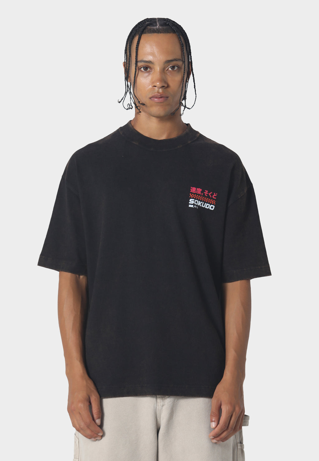 Kousoku T-Shirt Washed Black