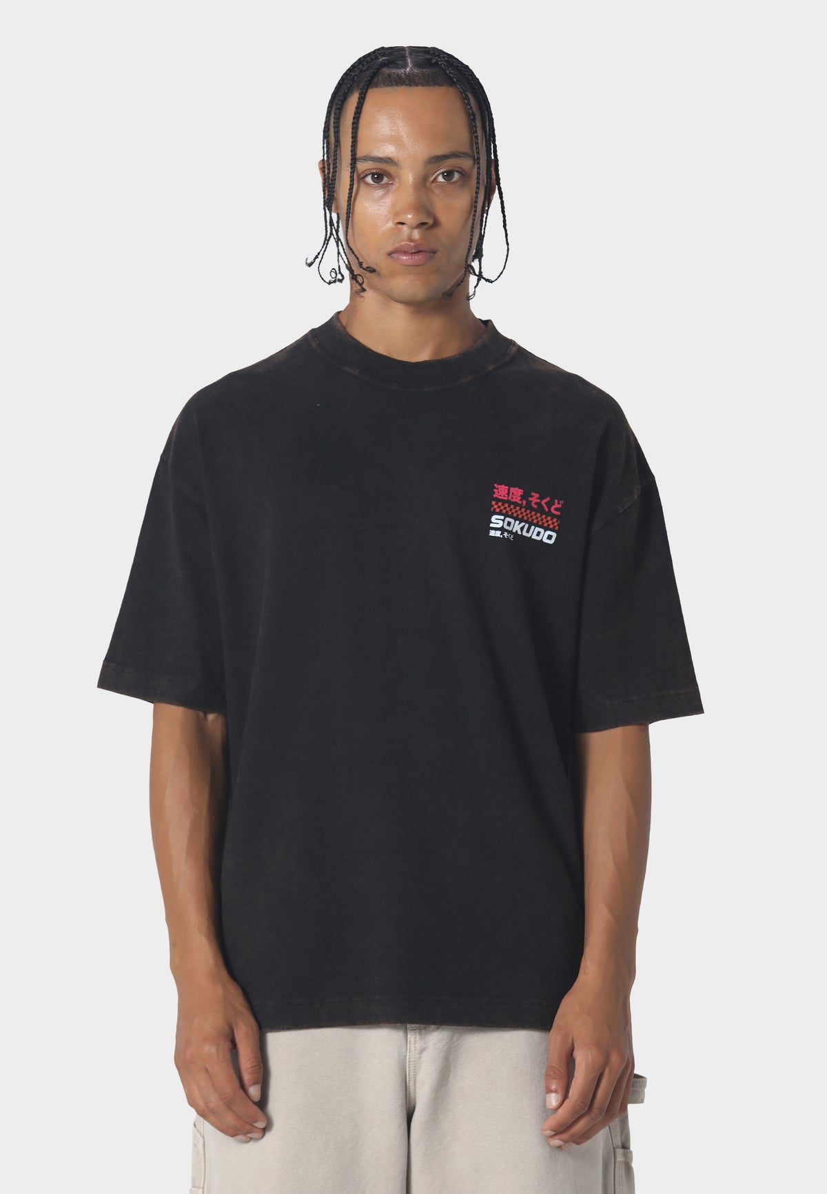 Kousoku T-Shirt Washed Black