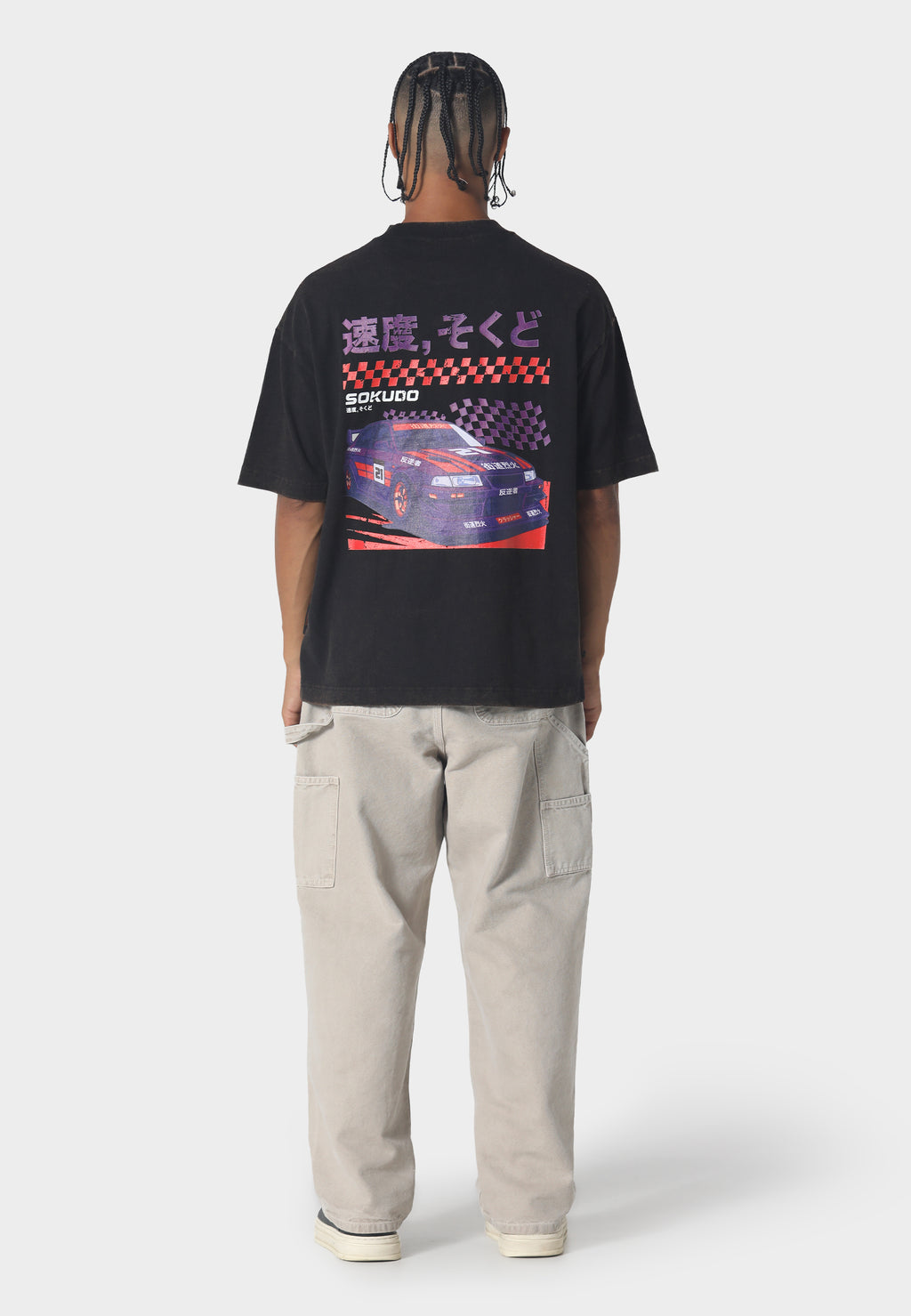 Kousoku T-Shirt Washed Black