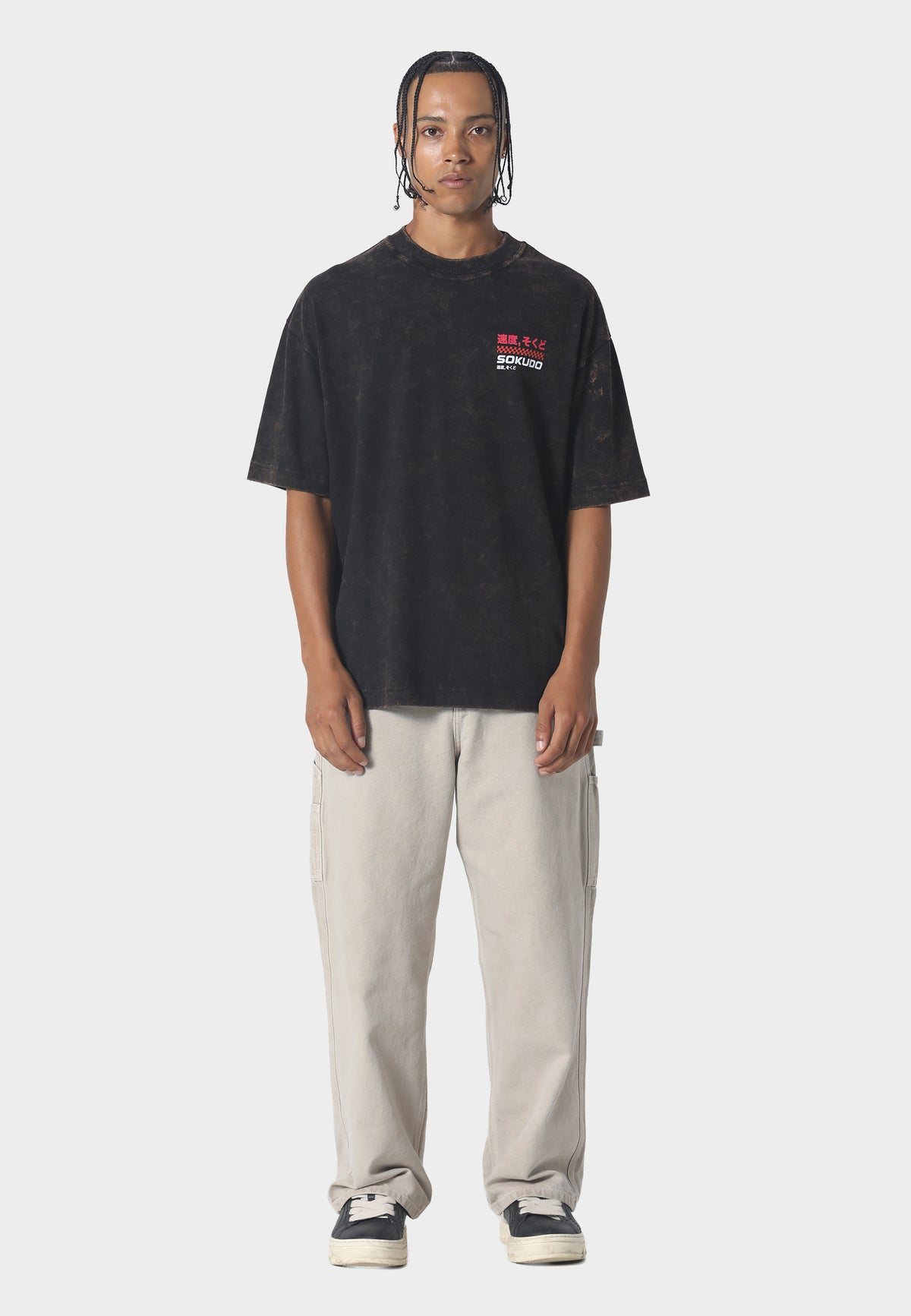 Kyusha T-Shirt Washed Black