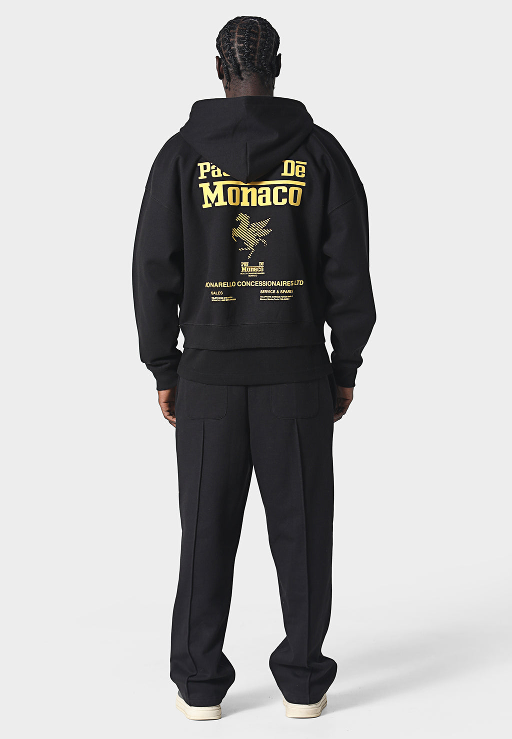 La Criniere Zip Hoodie Black