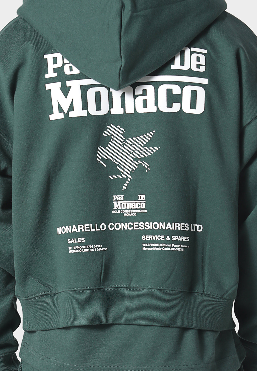 La Criniere Zip Hoodie Pedosa Green