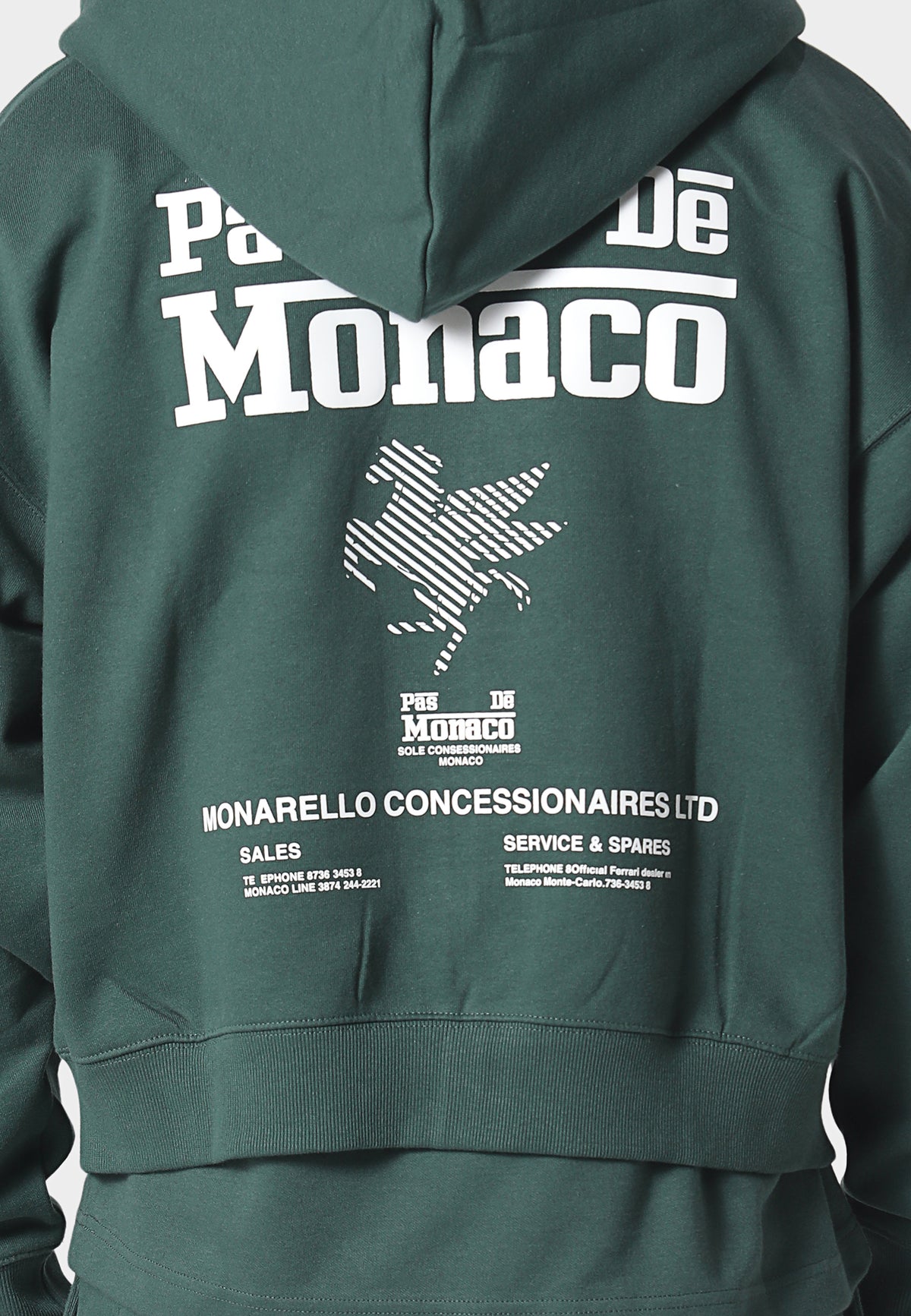 La Criniere Zip Hoodie Pedosa Green