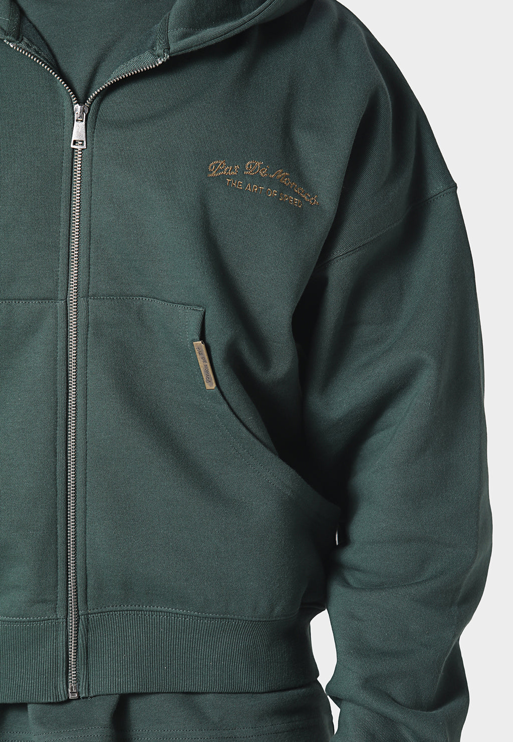 La Criniere Zip Hoodie Pedosa Green