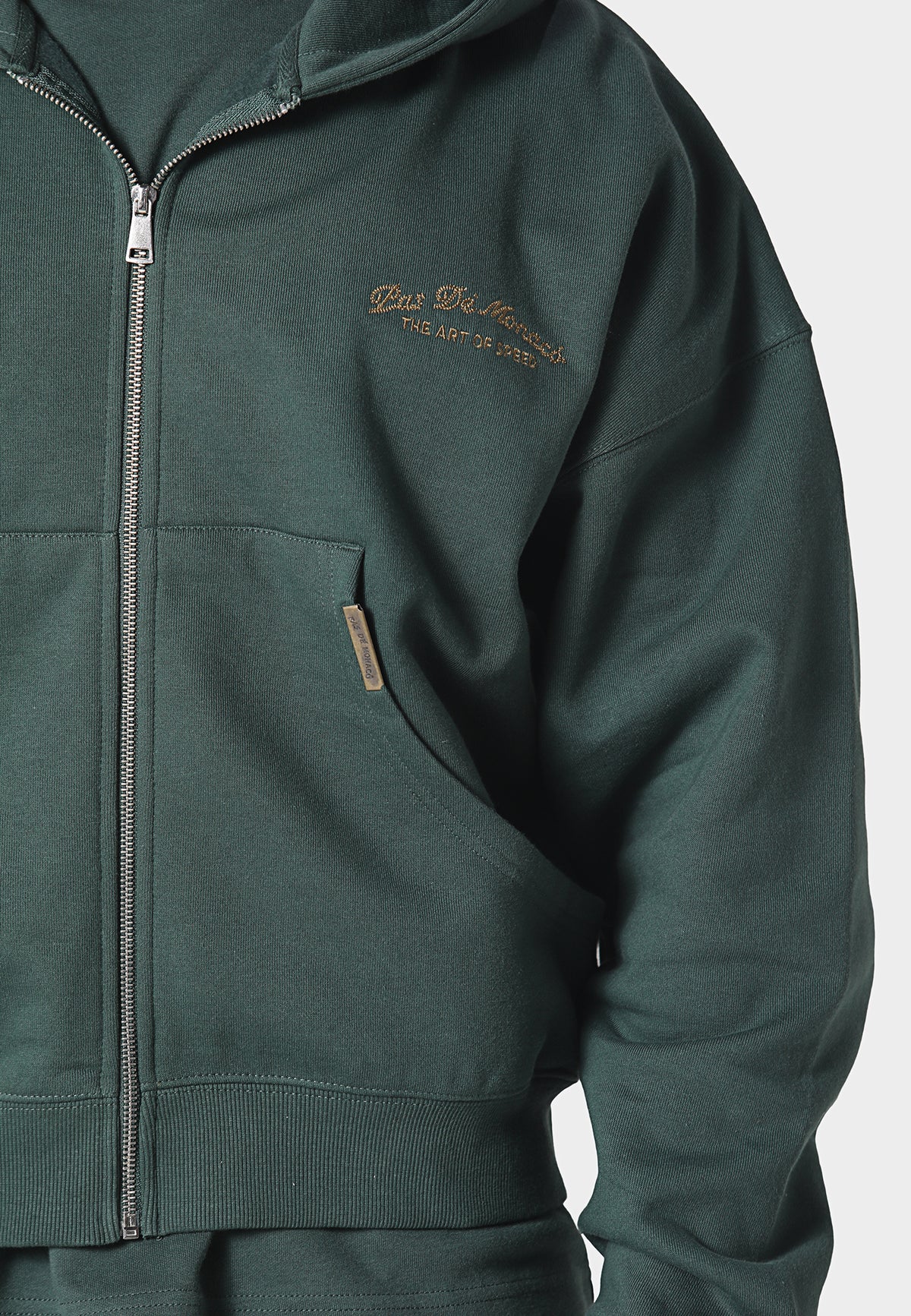 La Criniere Zip Hoodie Pedosa Green