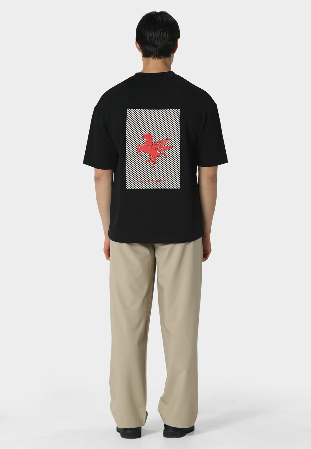 La Pegaus Black T-Shirt