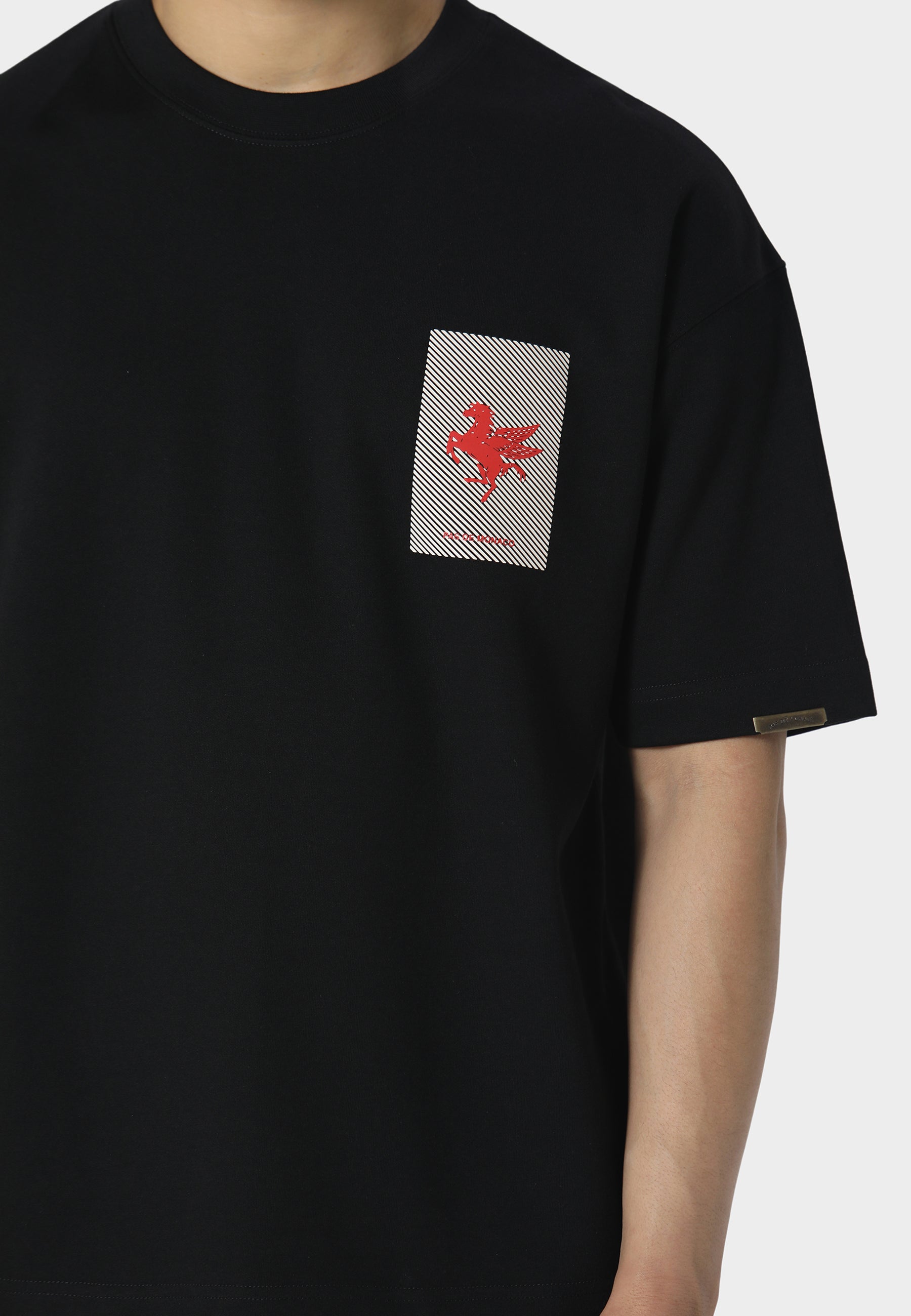 La Pegaus Black T-Shirt