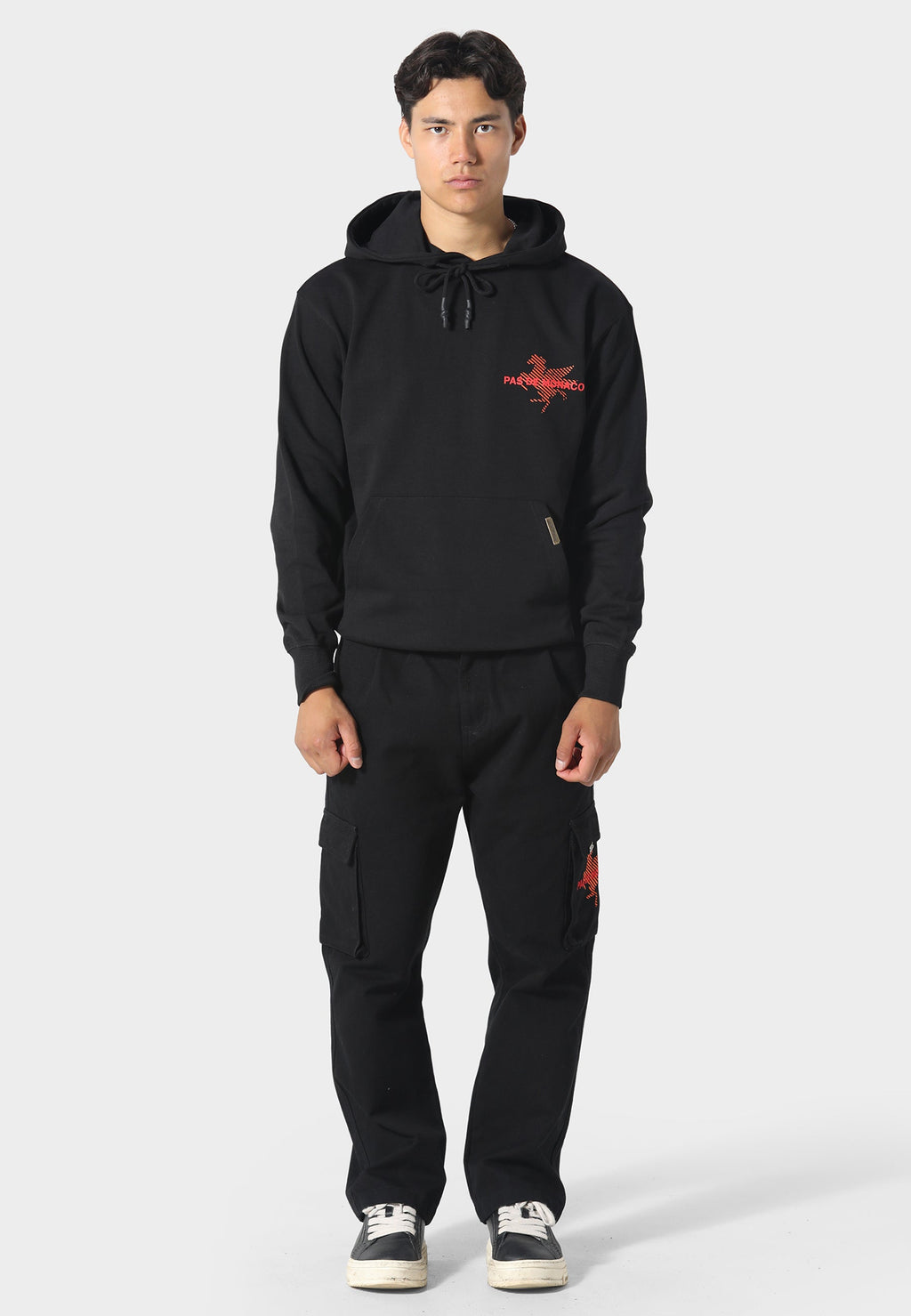 La Pegaus Chevron Black Hoodie