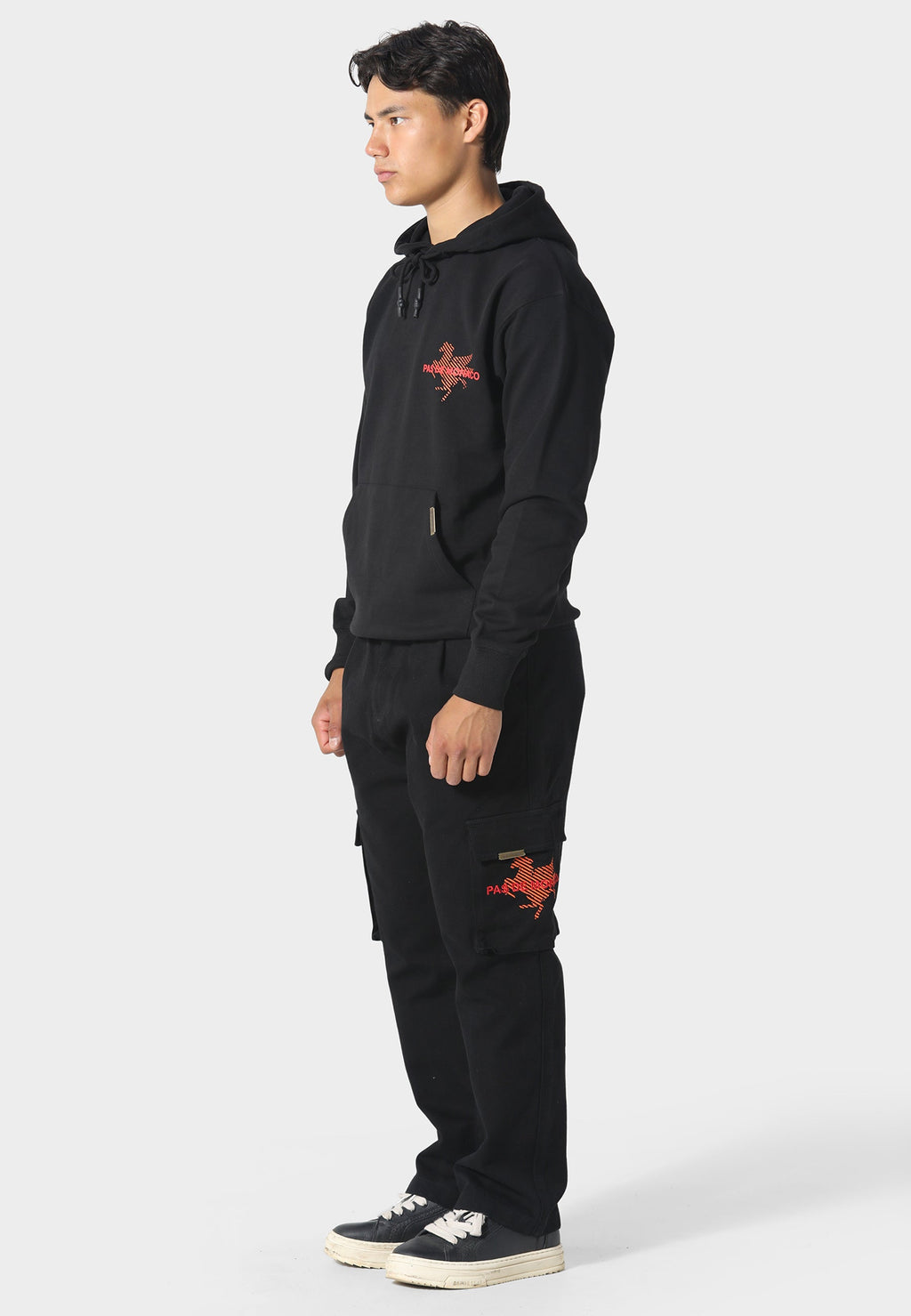 La Pegaus Chevron Black Hoodie