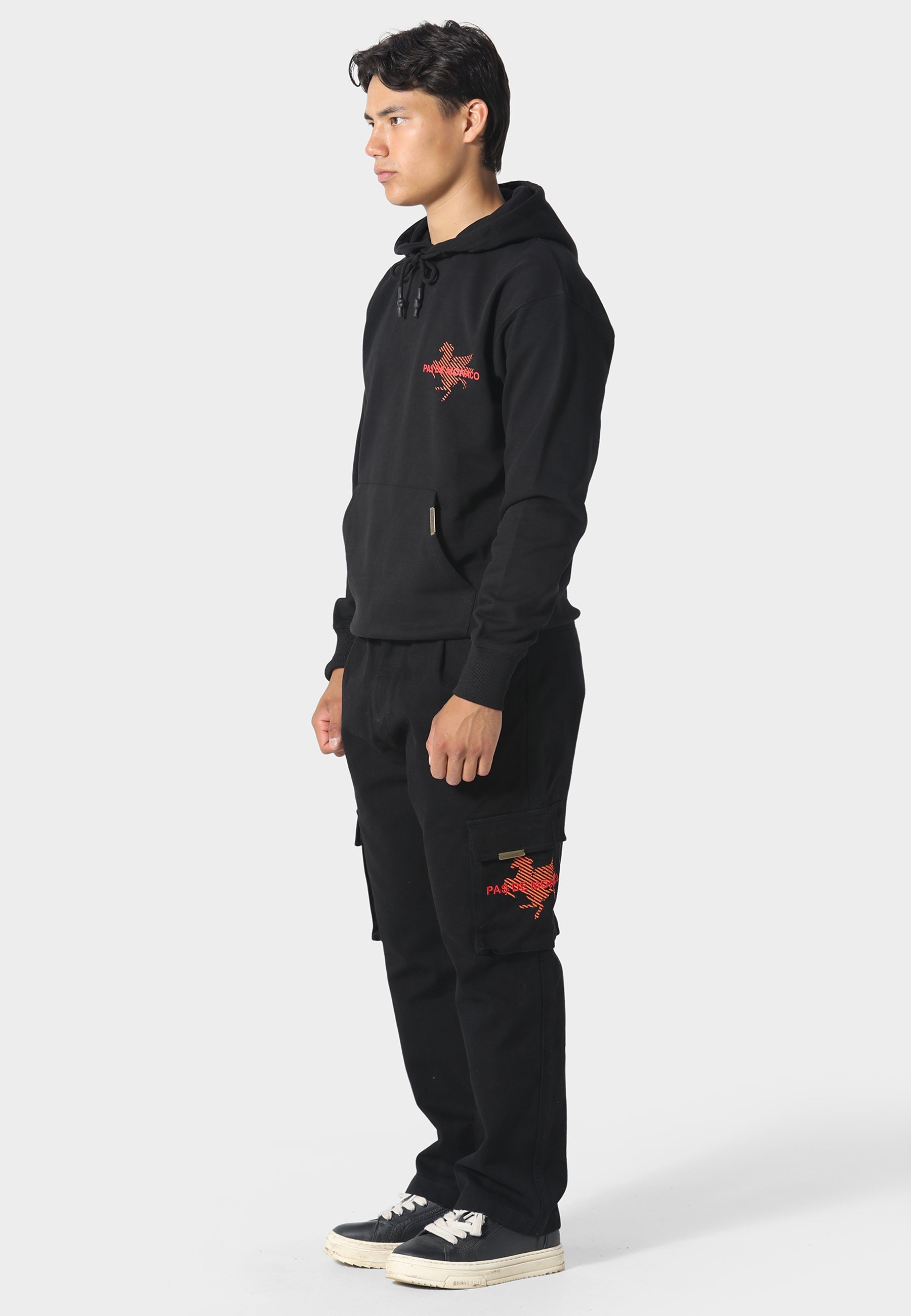 La Pegaus Chevron Black Hoodie