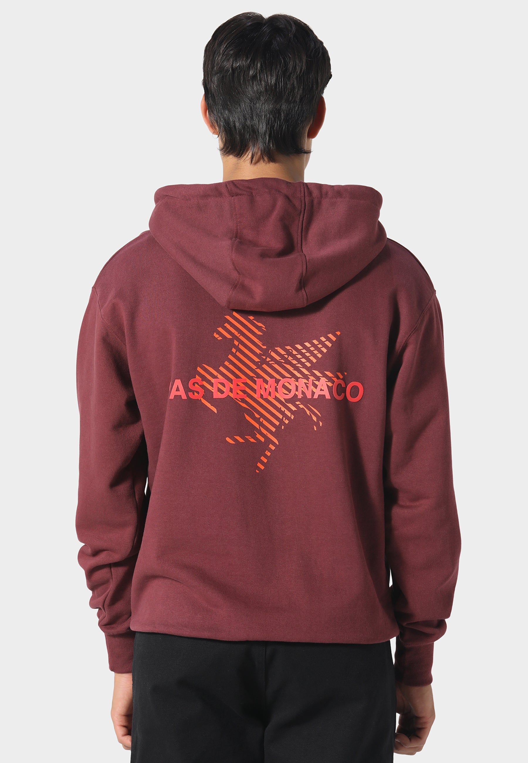 La Pegaus Chevron Deep Maroon Hoodie