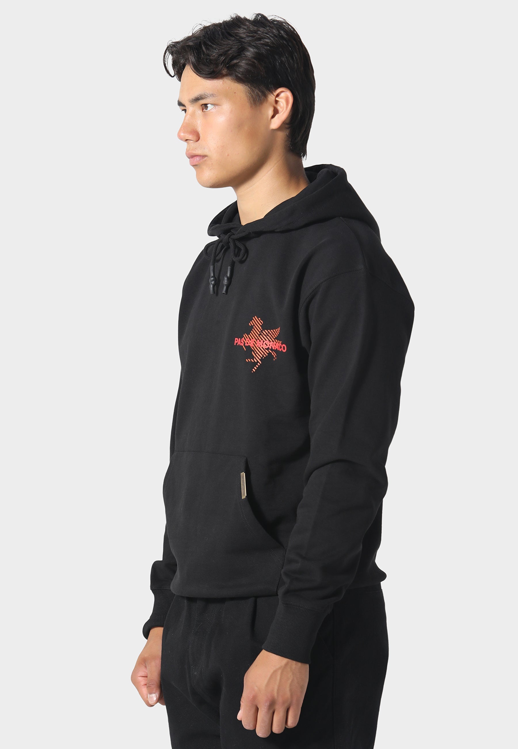 La Pegaus Chevron Black Hoodie