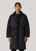 Lever Black Cropped Sleeve Jacket