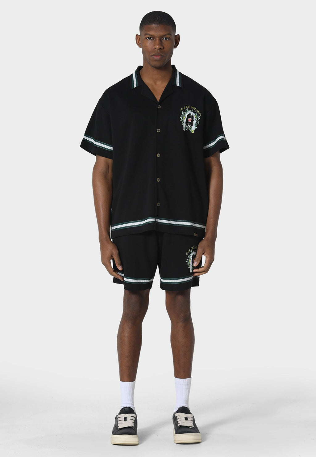 Loreza Black Shorts