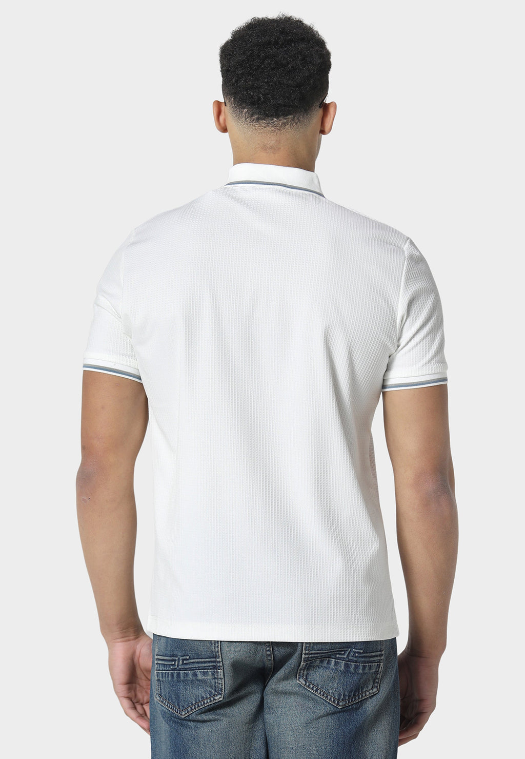 Malval Bone White Polo Shirt