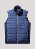 Moley Quilted Navy Gilet
