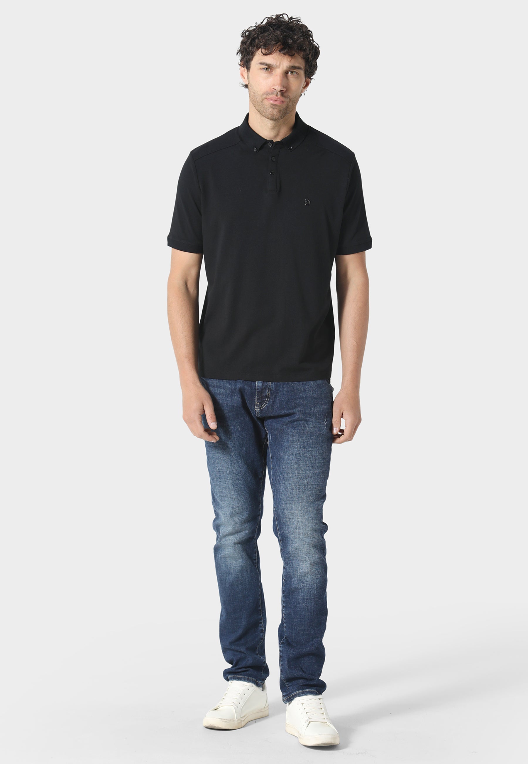Neptunes Black Polo Shirt