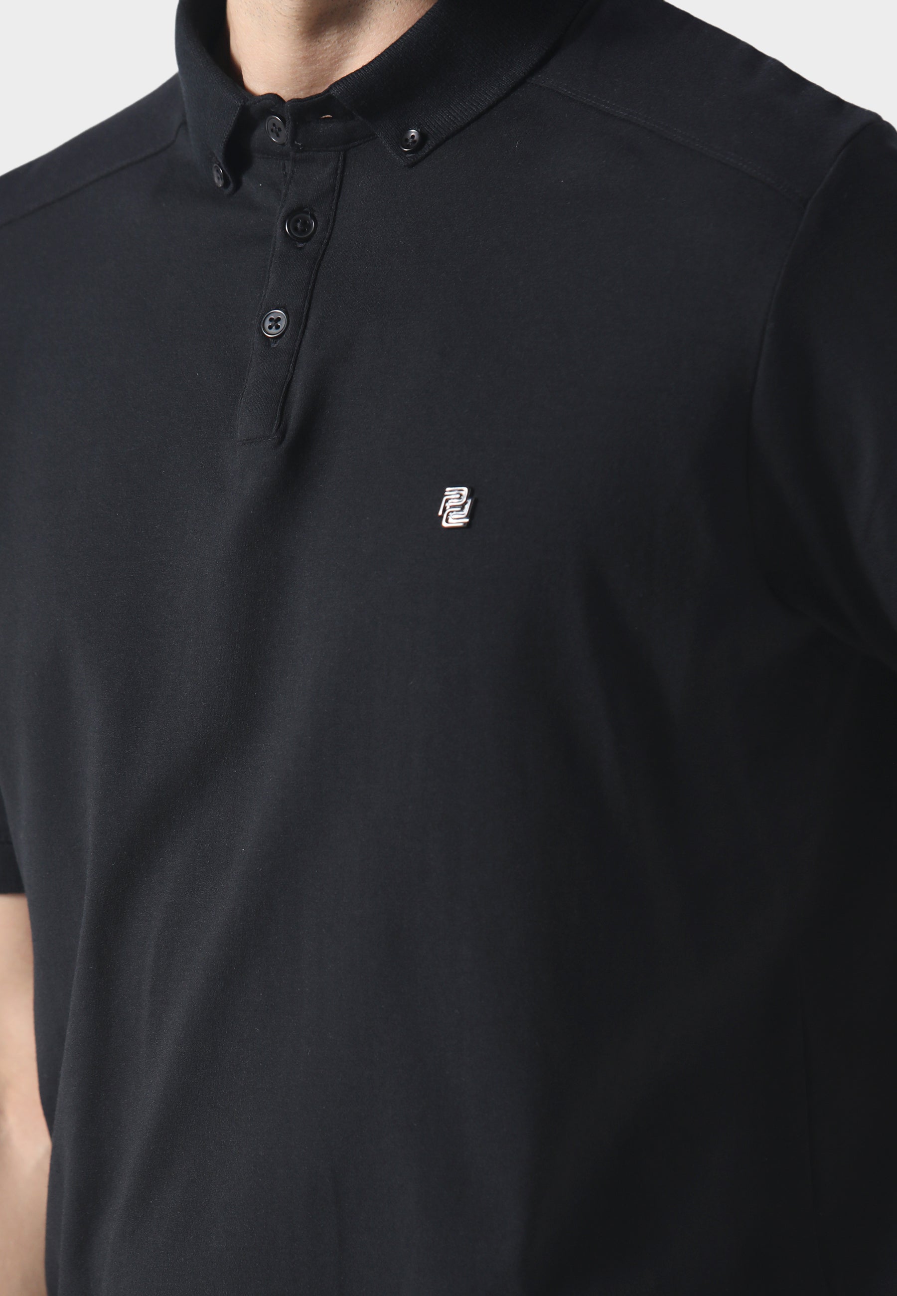 Neptunes Black Polo Shirt