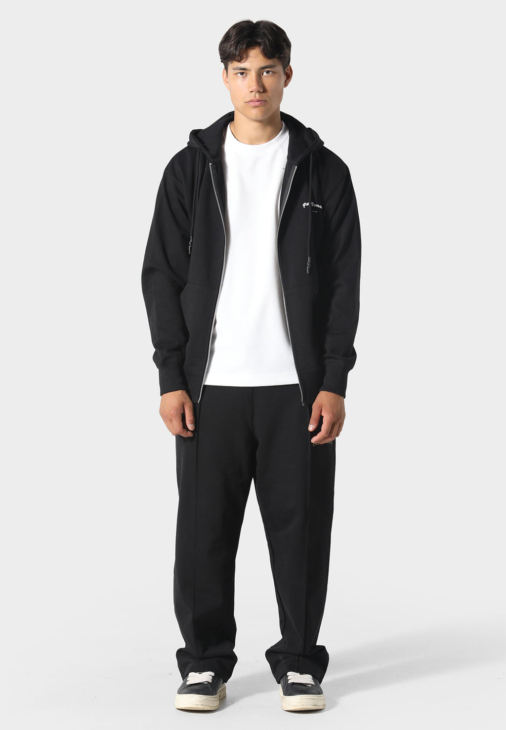 Noir Carrera Black Zip Hoodie