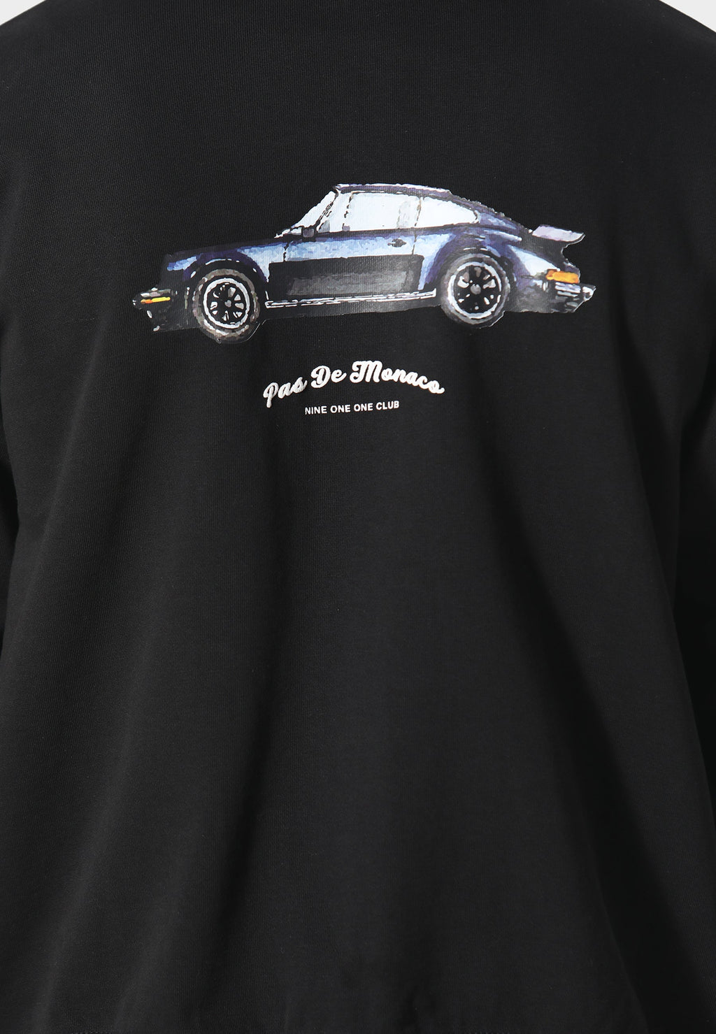 Noir Carrera Black Zip Hoodie