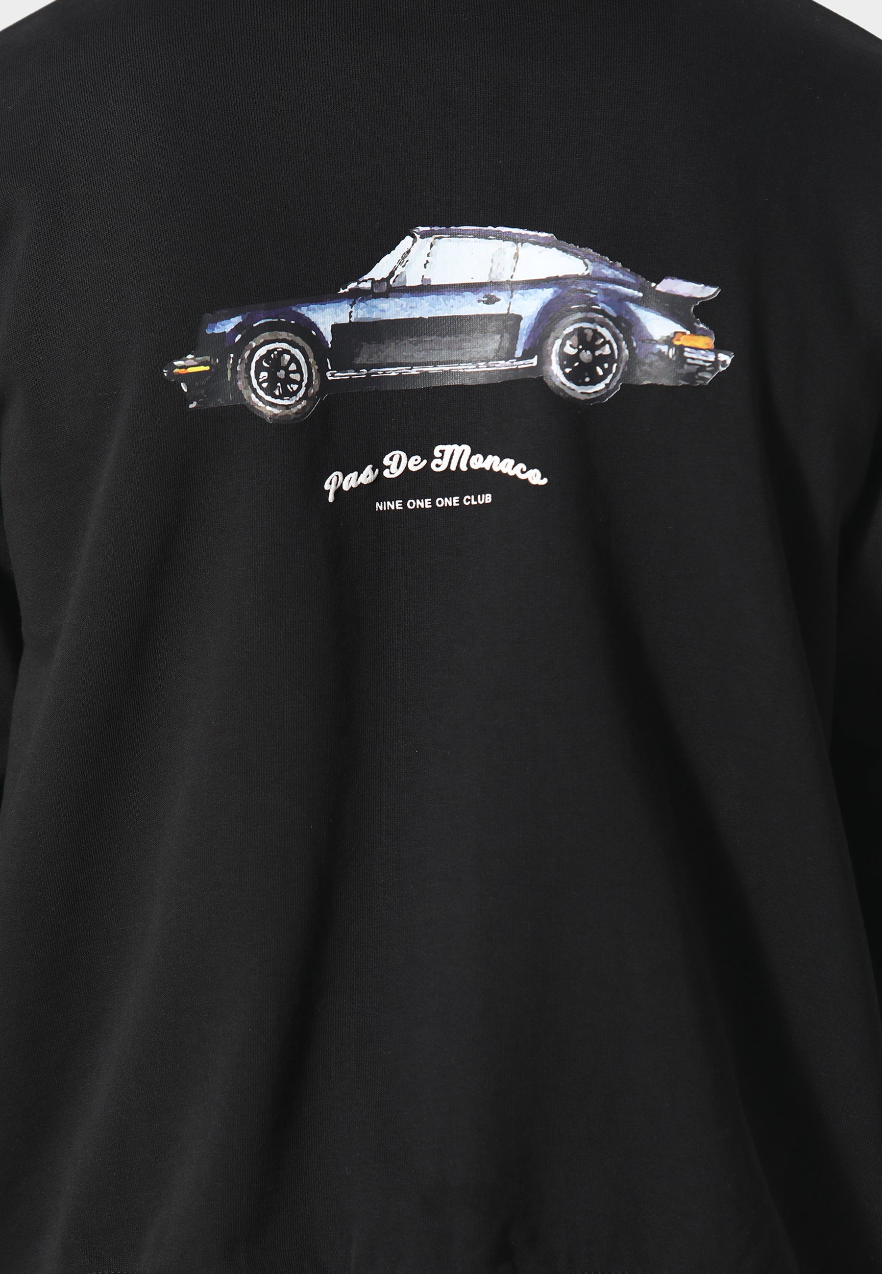 Noir Carrera Black Zip Hoodie