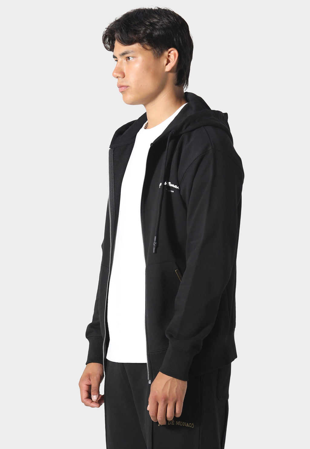 Noir Carrera Black Zip Hoodie