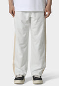 Open Hem Off White Pant