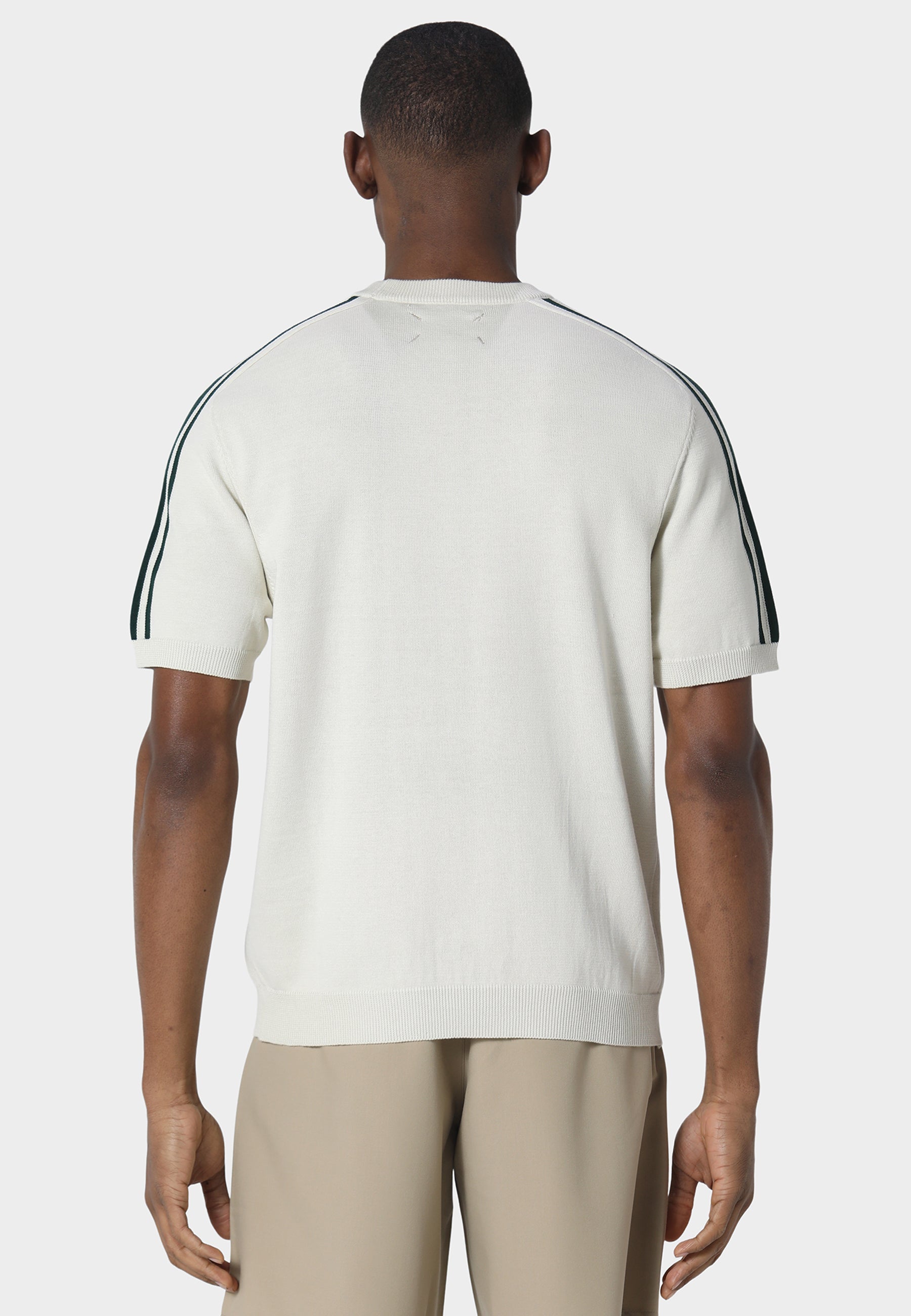 Palais Off White Knitted T-Shirt