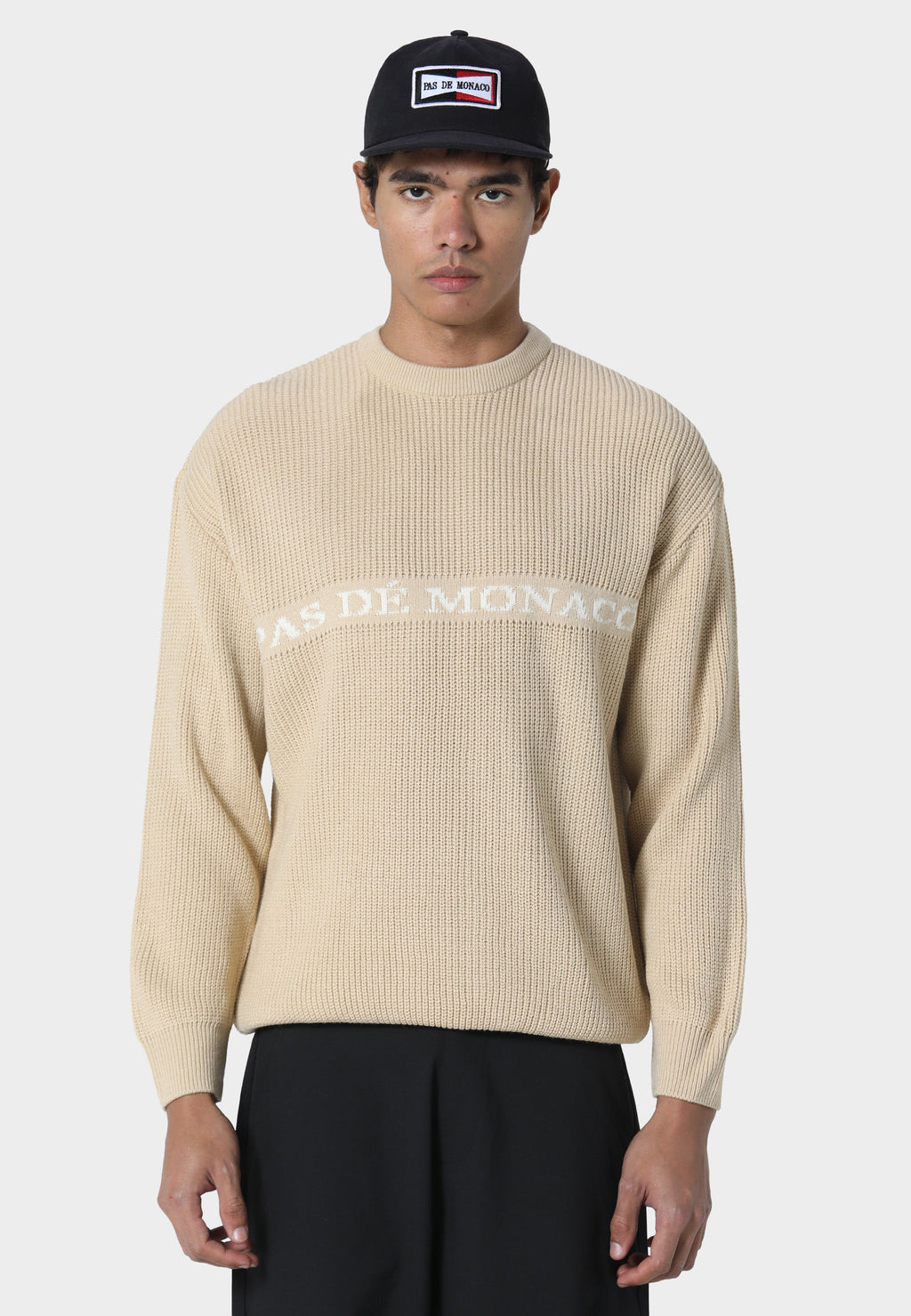 Knitted Tan Sweatshirt