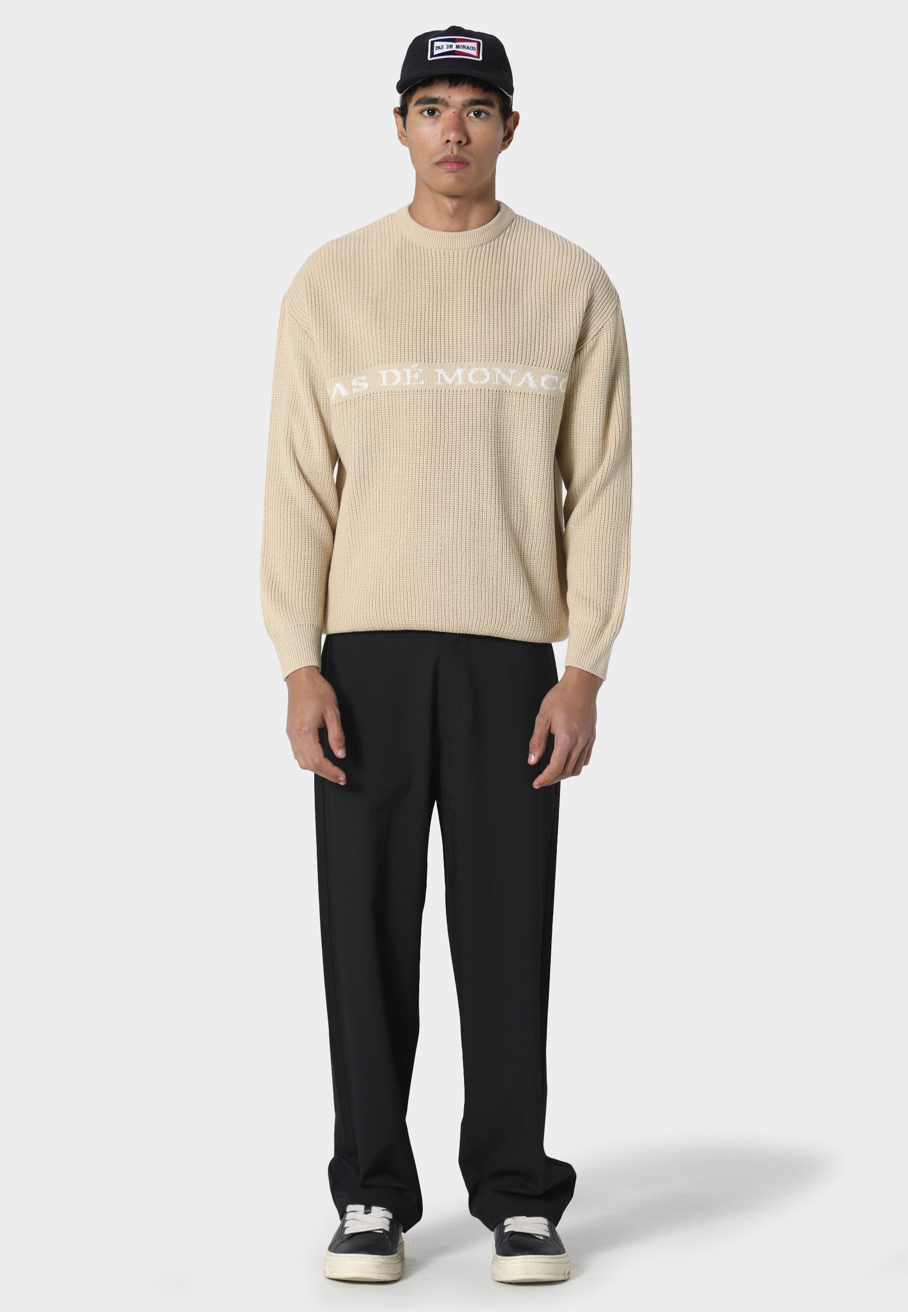 Knitted Tan Sweatshirt