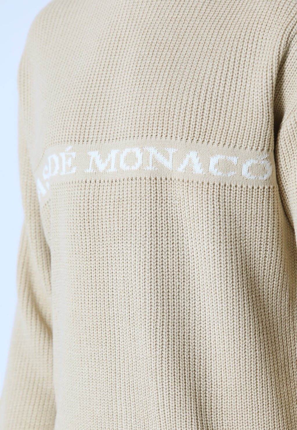 Knitted Tan Sweatshirt