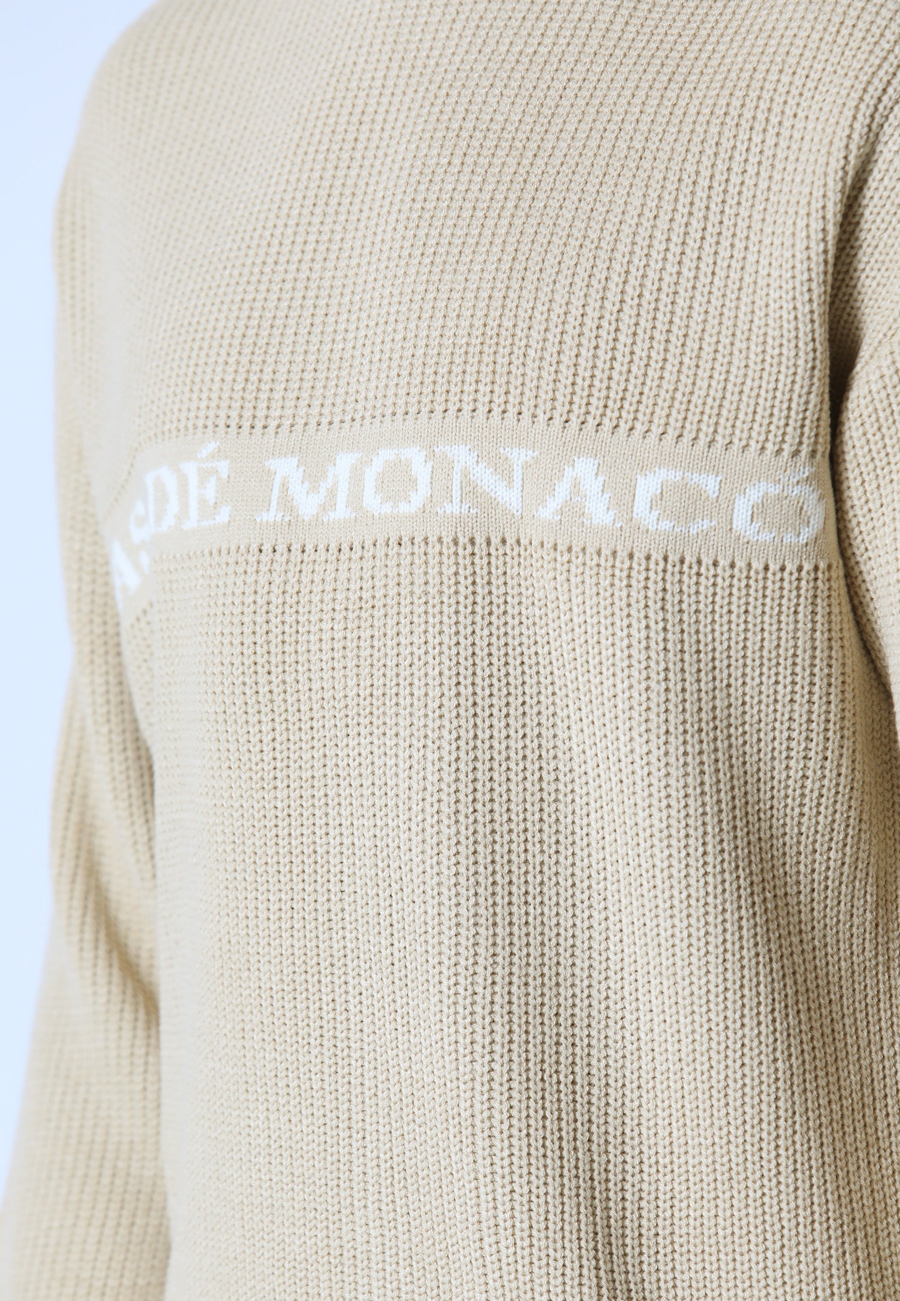 Knitted Tan Sweatshirt
