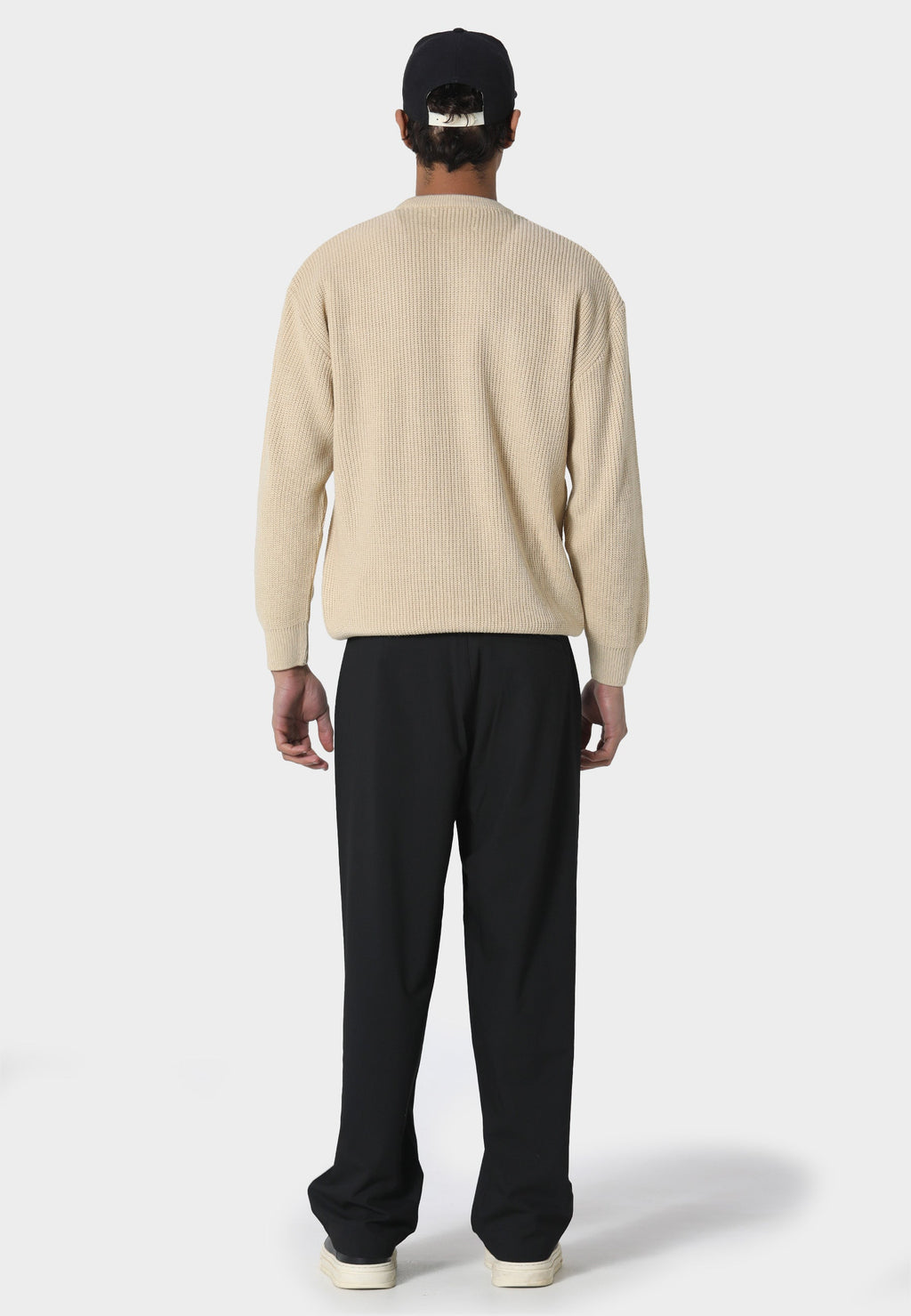 Knitted Tan Sweatshirt