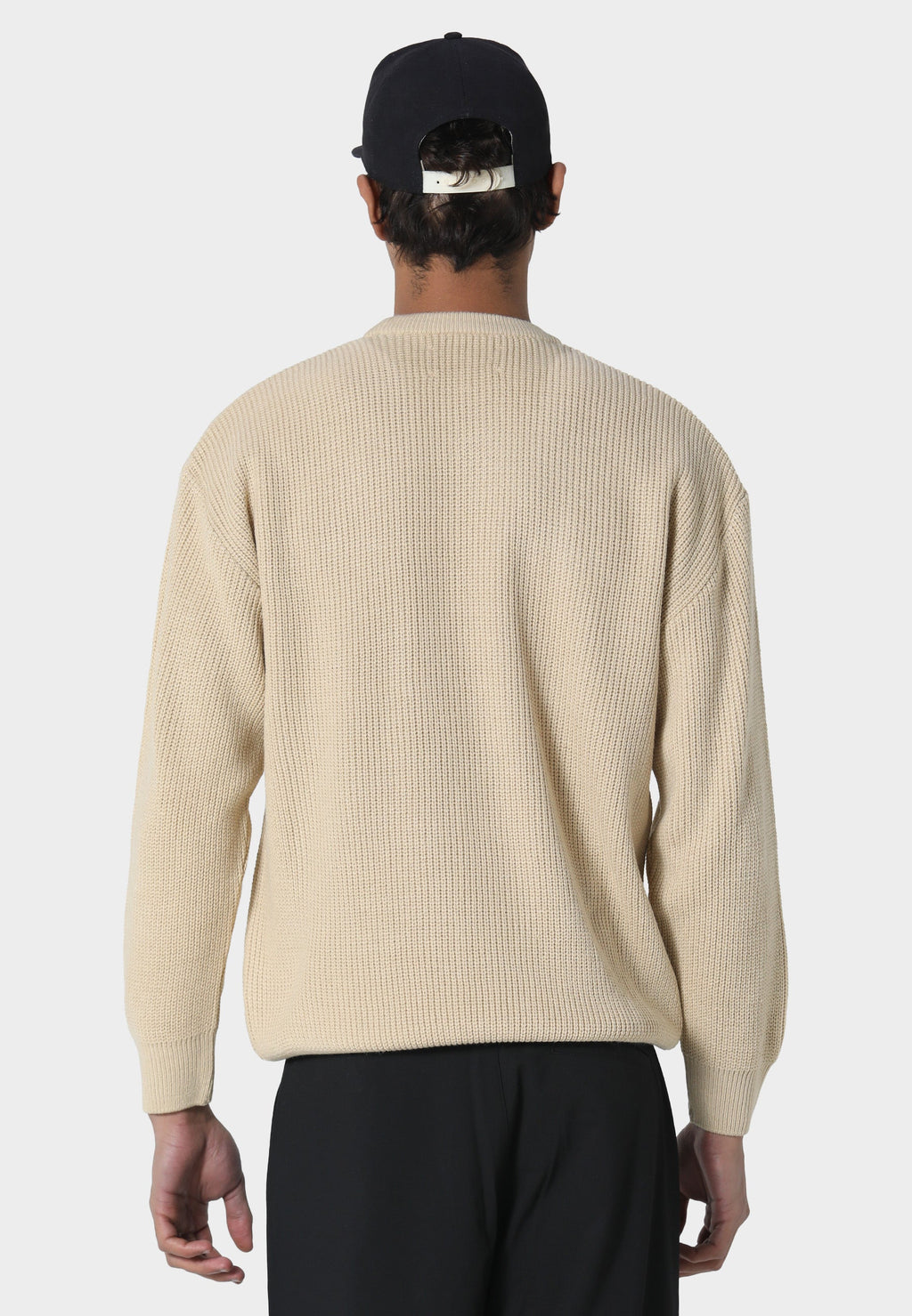 Knitted Tan Sweatshirt