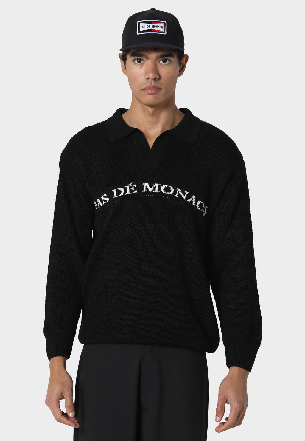 Knitted Black Overshirt