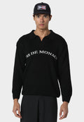Knitted Black Overshirt