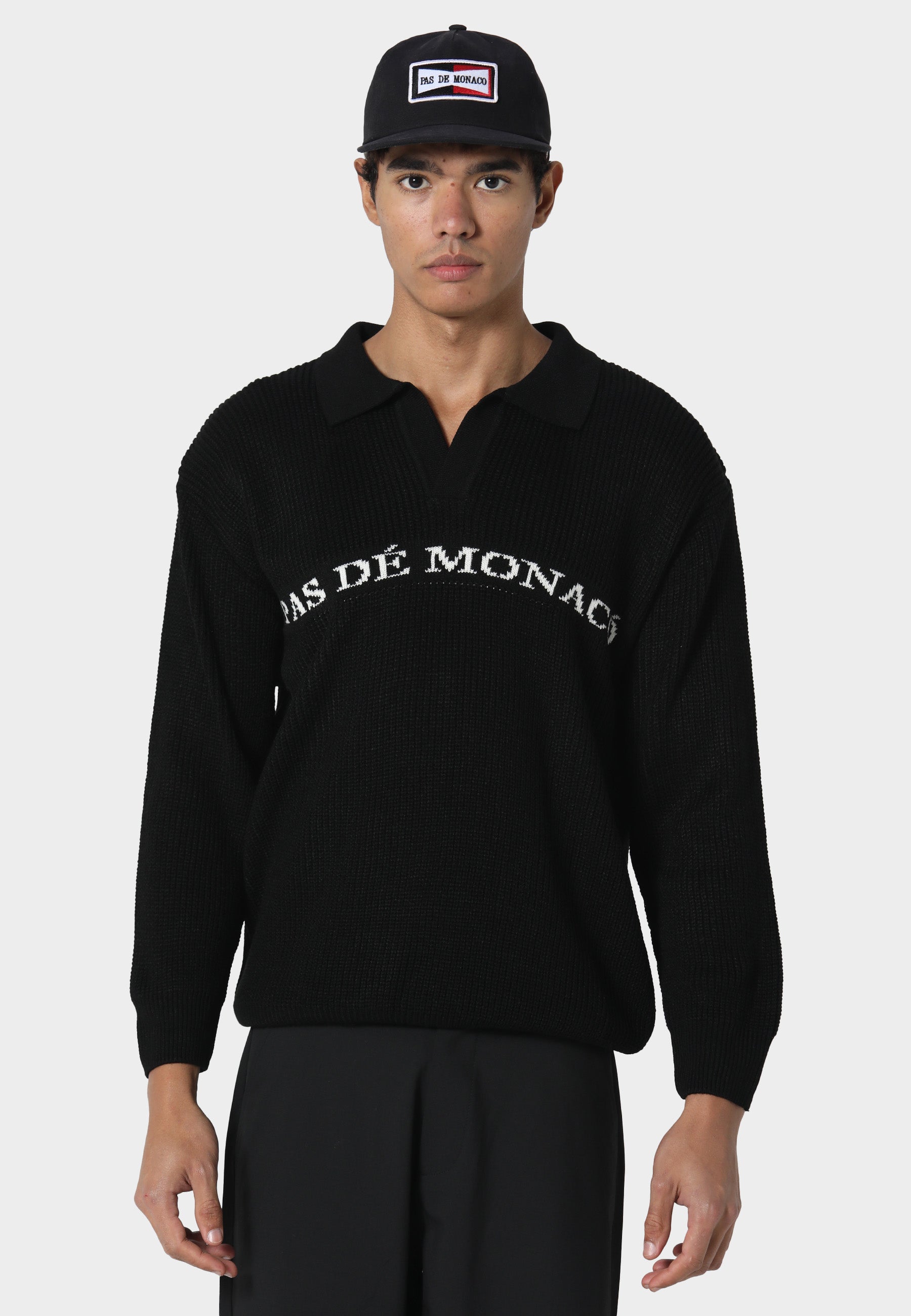 Knitted Black Overshirt