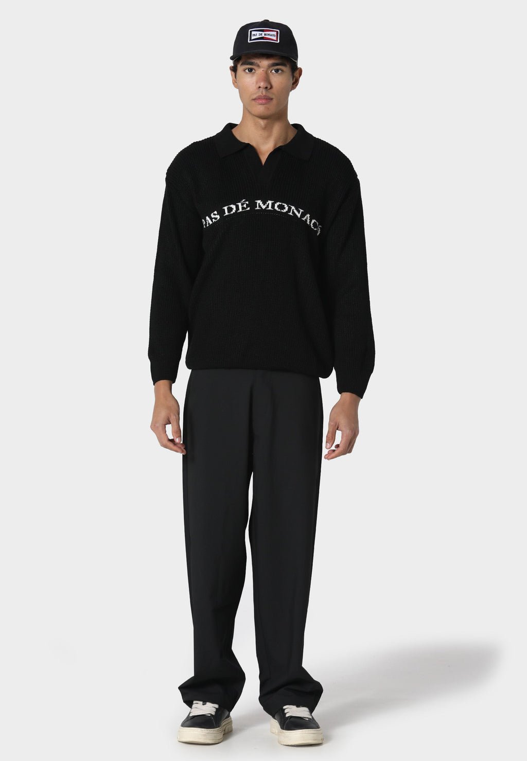 Knitted Black Overshirt