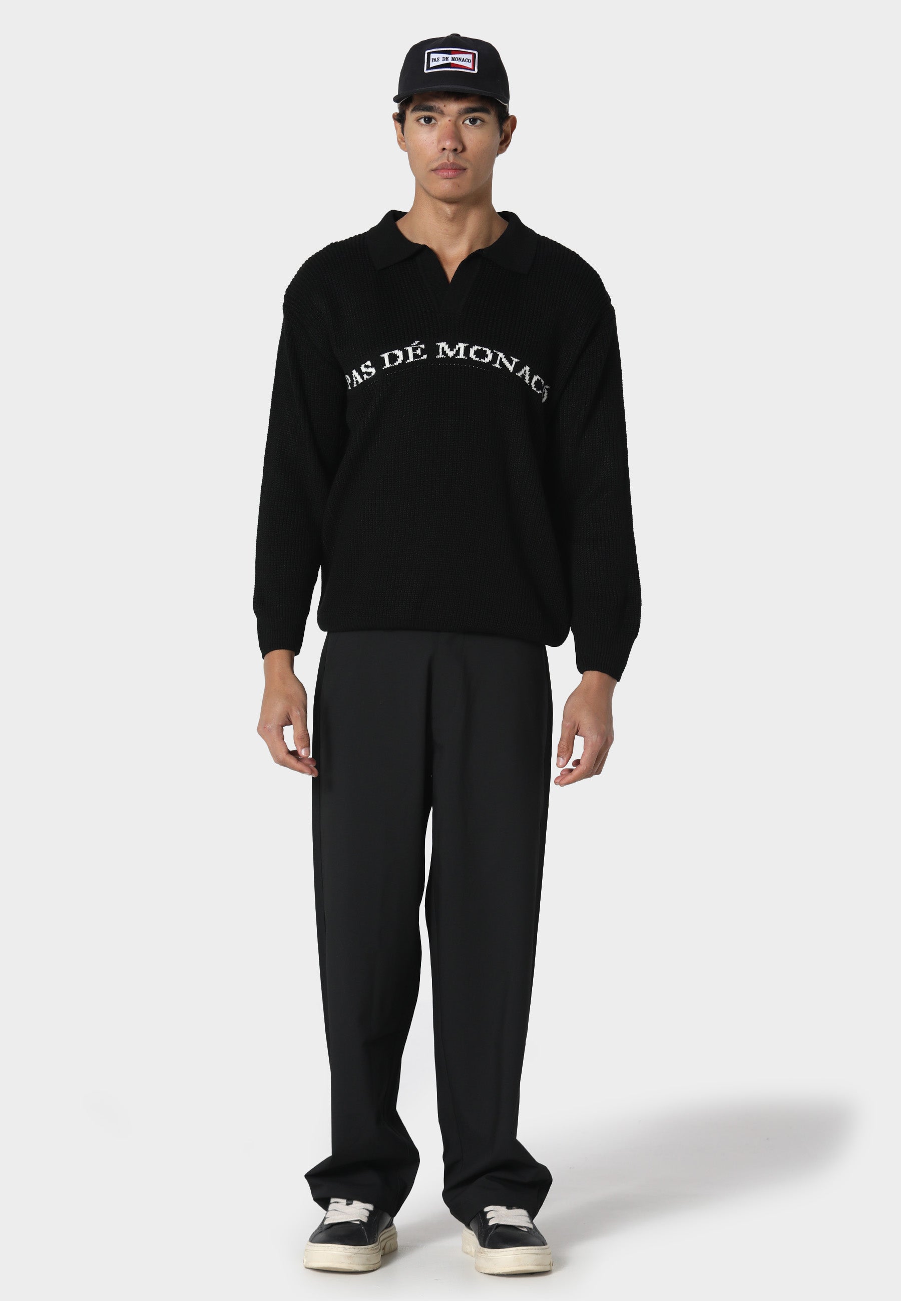 Knitted Black Overshirt