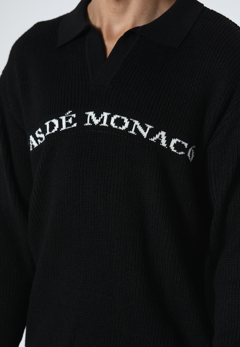 Knitted Black Overshirt