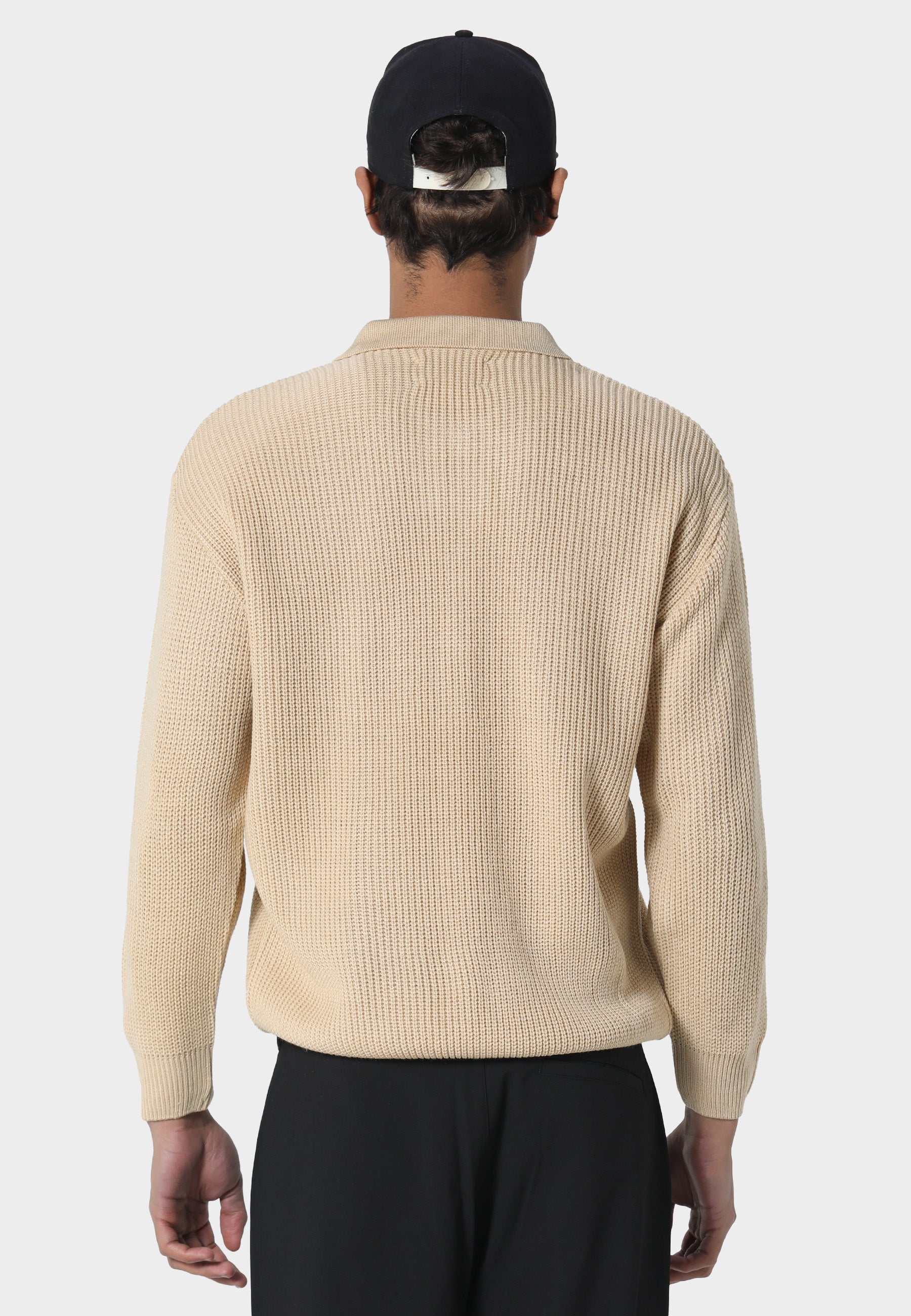 Knitted Tan Overshirt