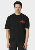 Pegaus Chevron Black T-Shirt