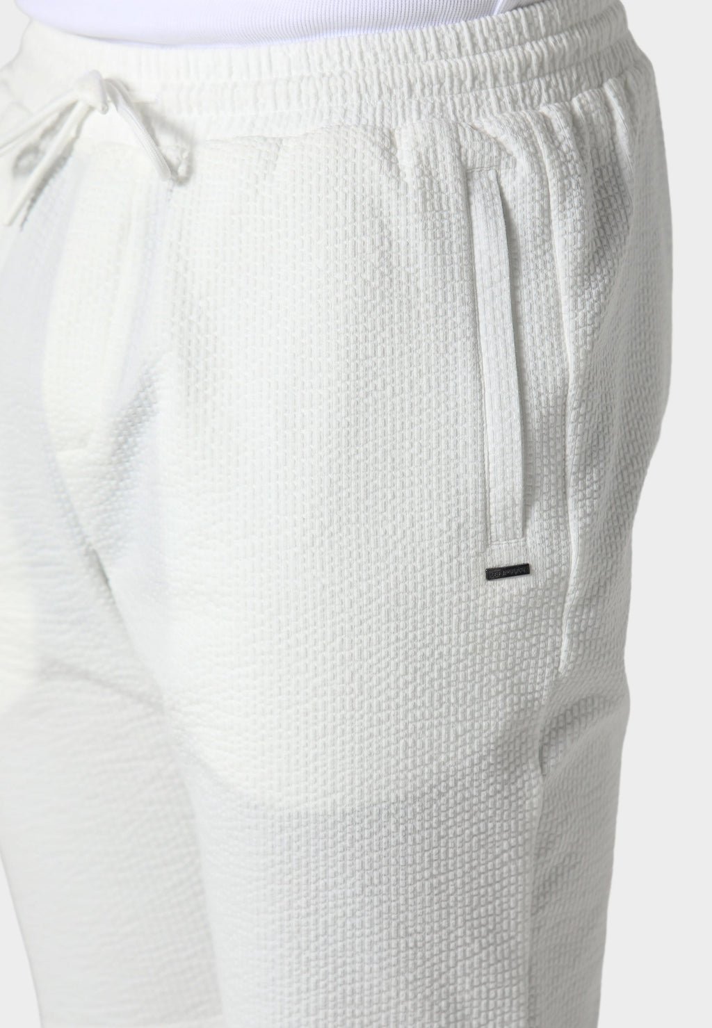 Picton White Jog Shorts