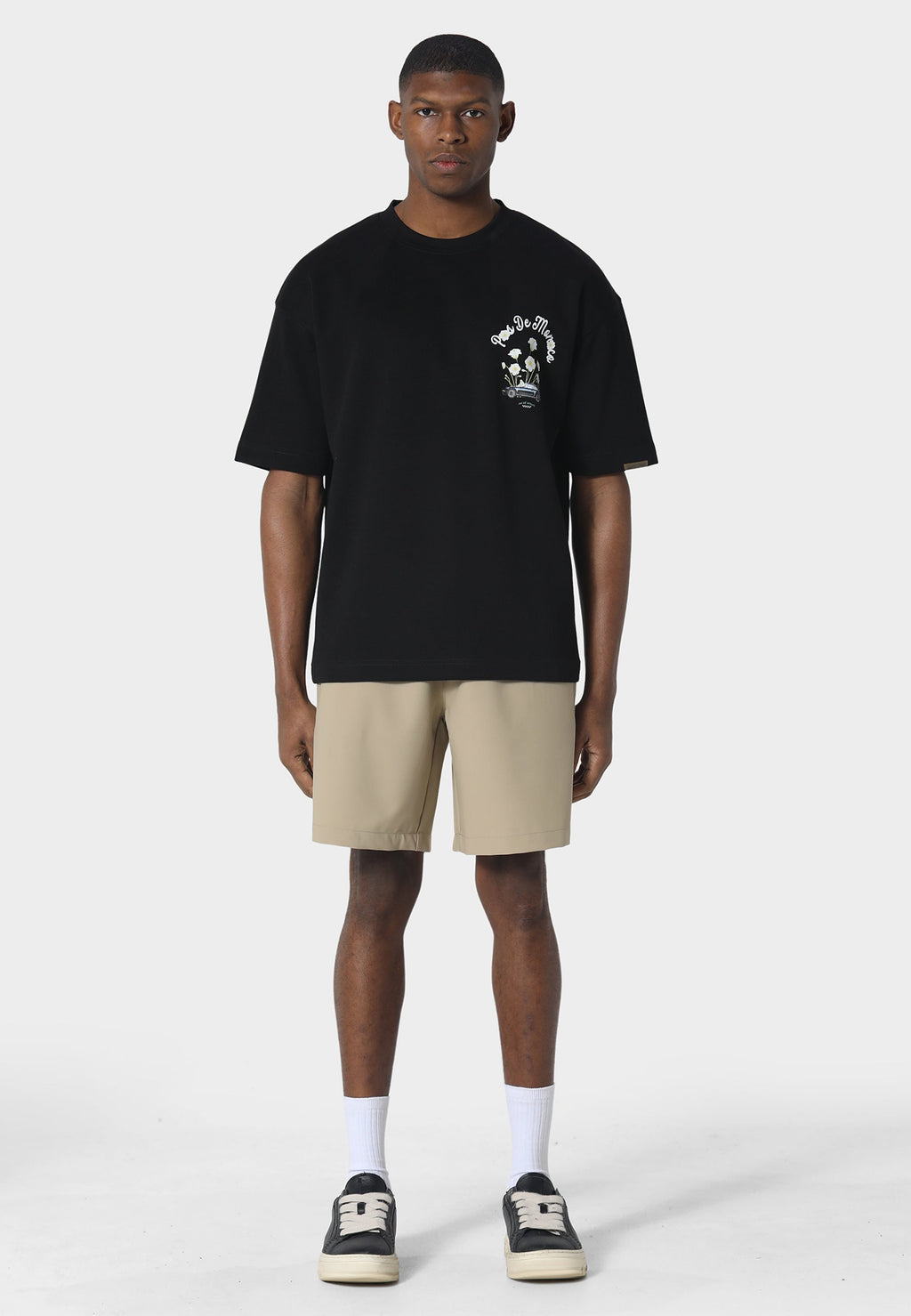 Pink Reverie Black T-Shirt