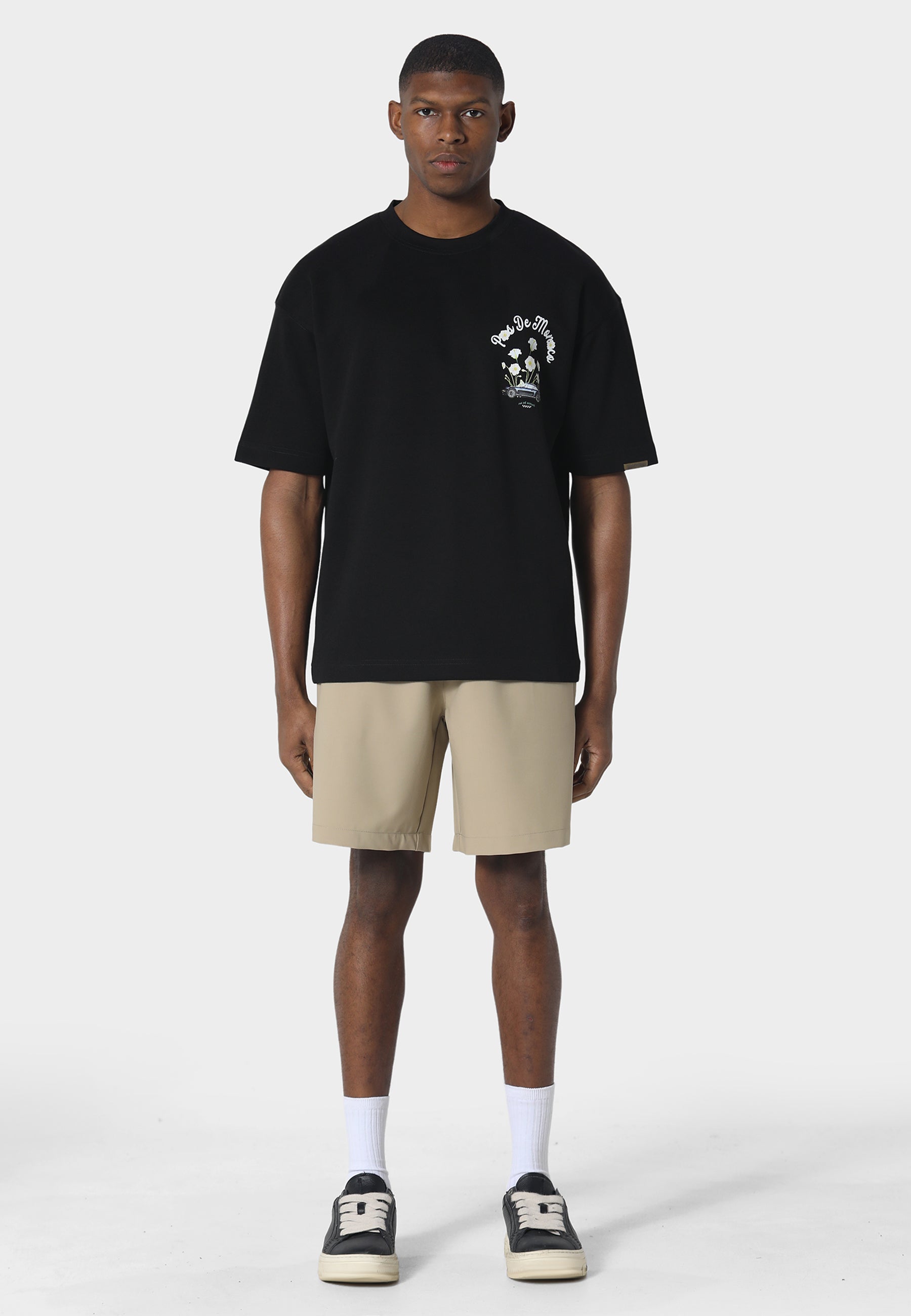 Pink Reverie Black T-Shirt