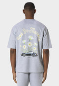 Pink Reverie Marl Grey T-Shirt