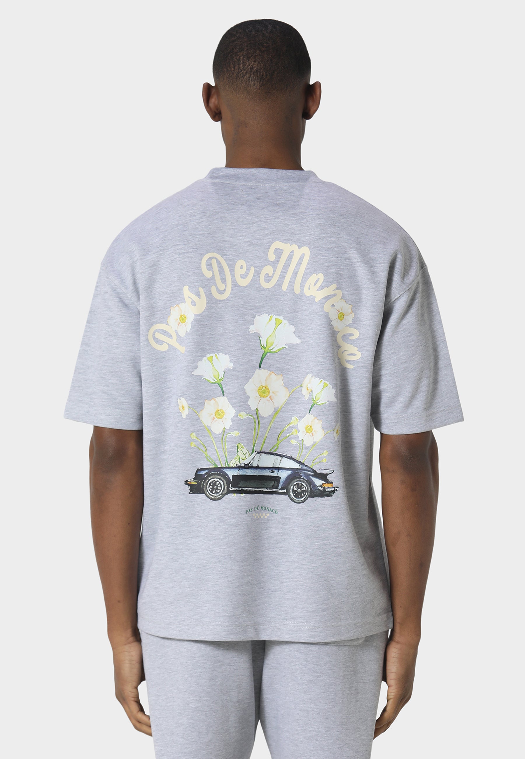 Pink Reverie Marl Grey T-Shirt