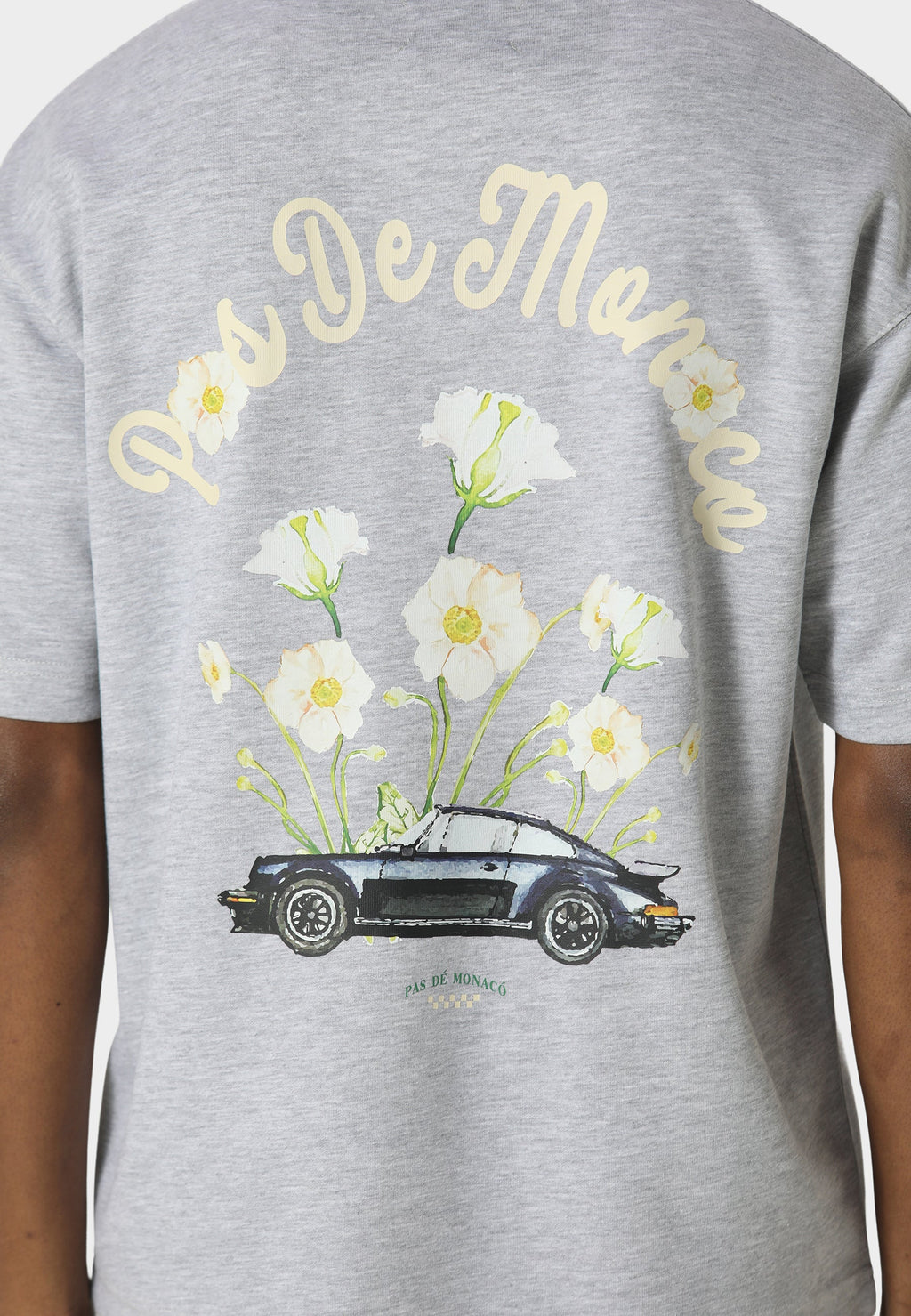 Pink Reverie Marl Grey T-Shirt