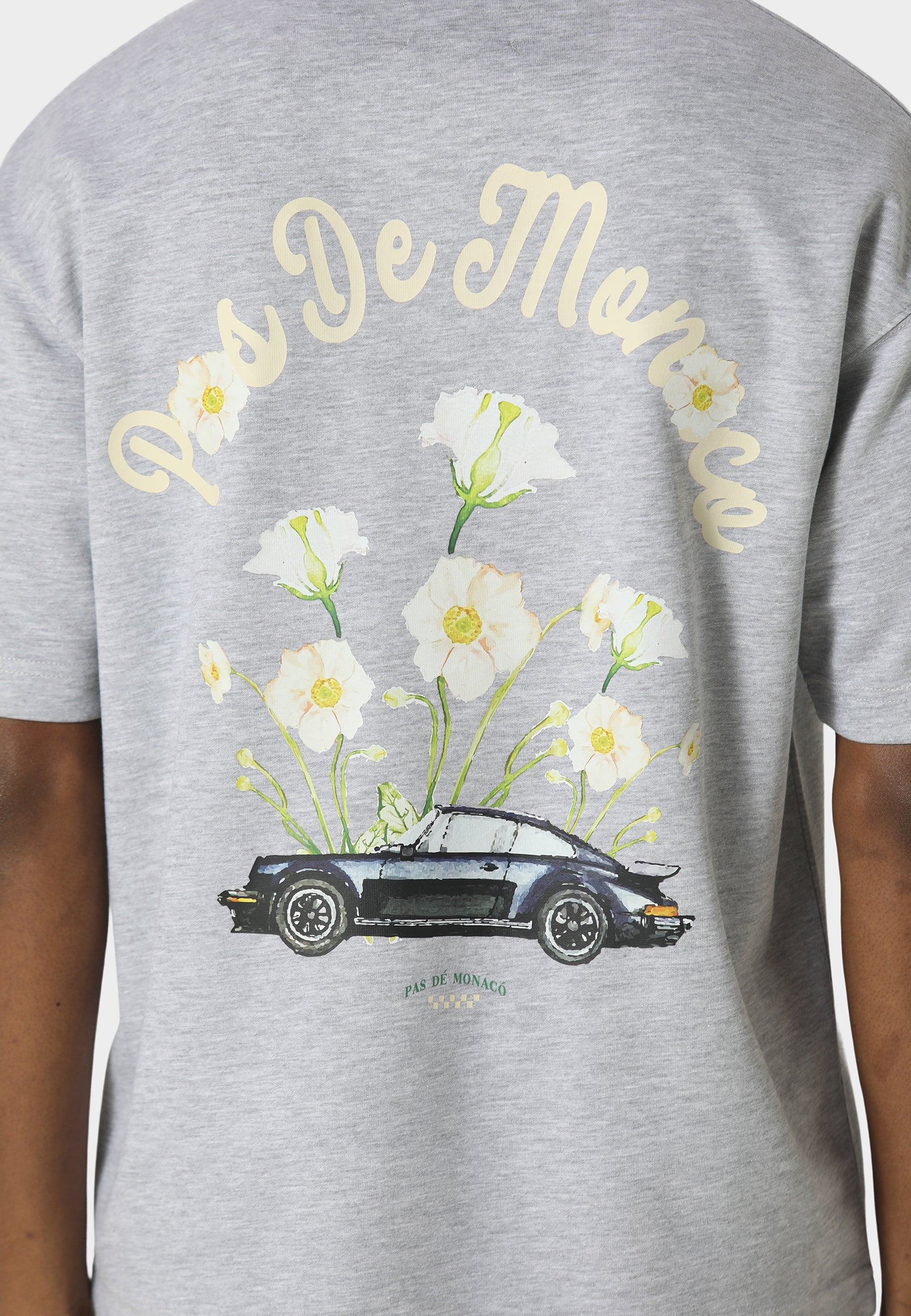 Pink Reverie Marl Grey T-Shirt